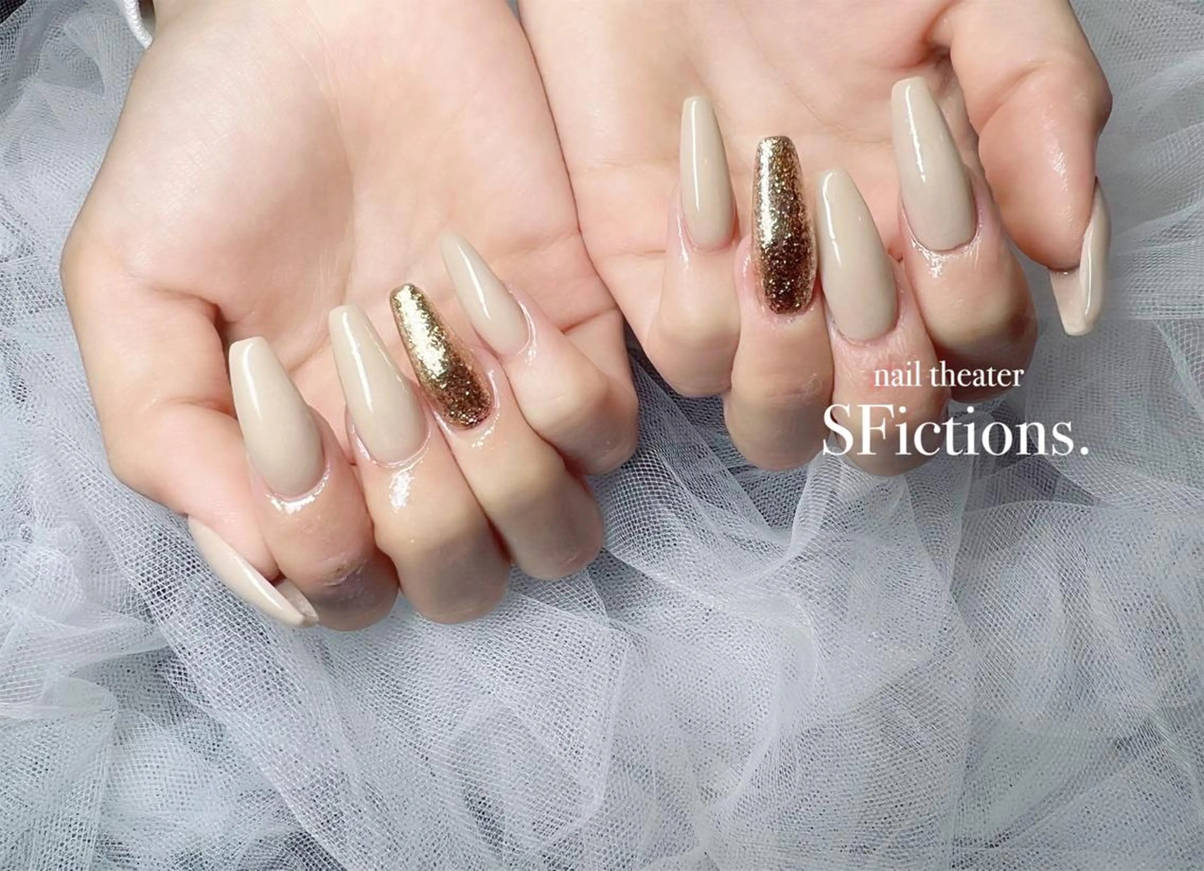 【スカルプ】ワンカラーの写真