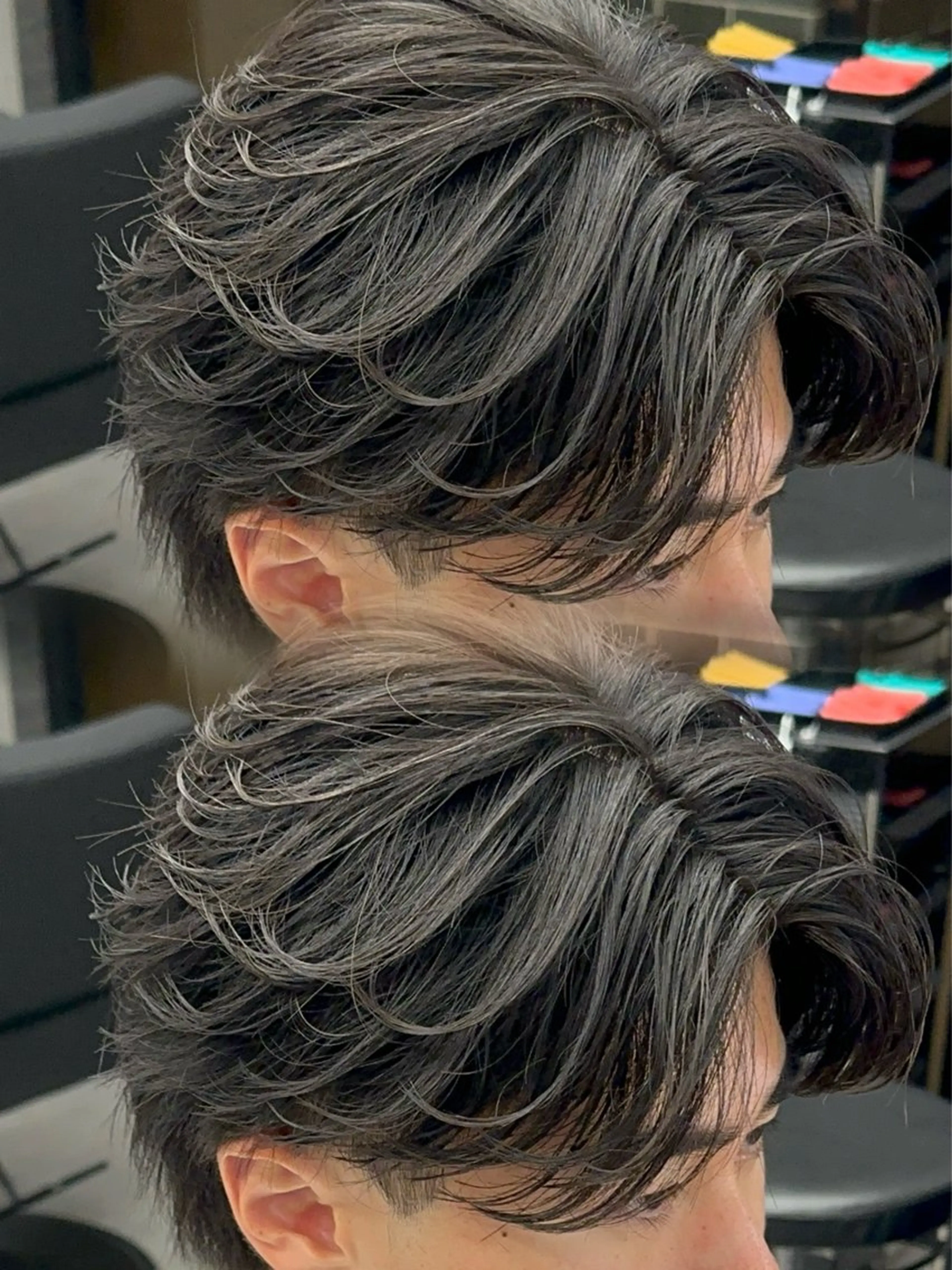 カラー パーマ メンズ メンズパーマ ニュアンスパーマ カット パーマ 札幌美容室 /光👑のヘアスタイル