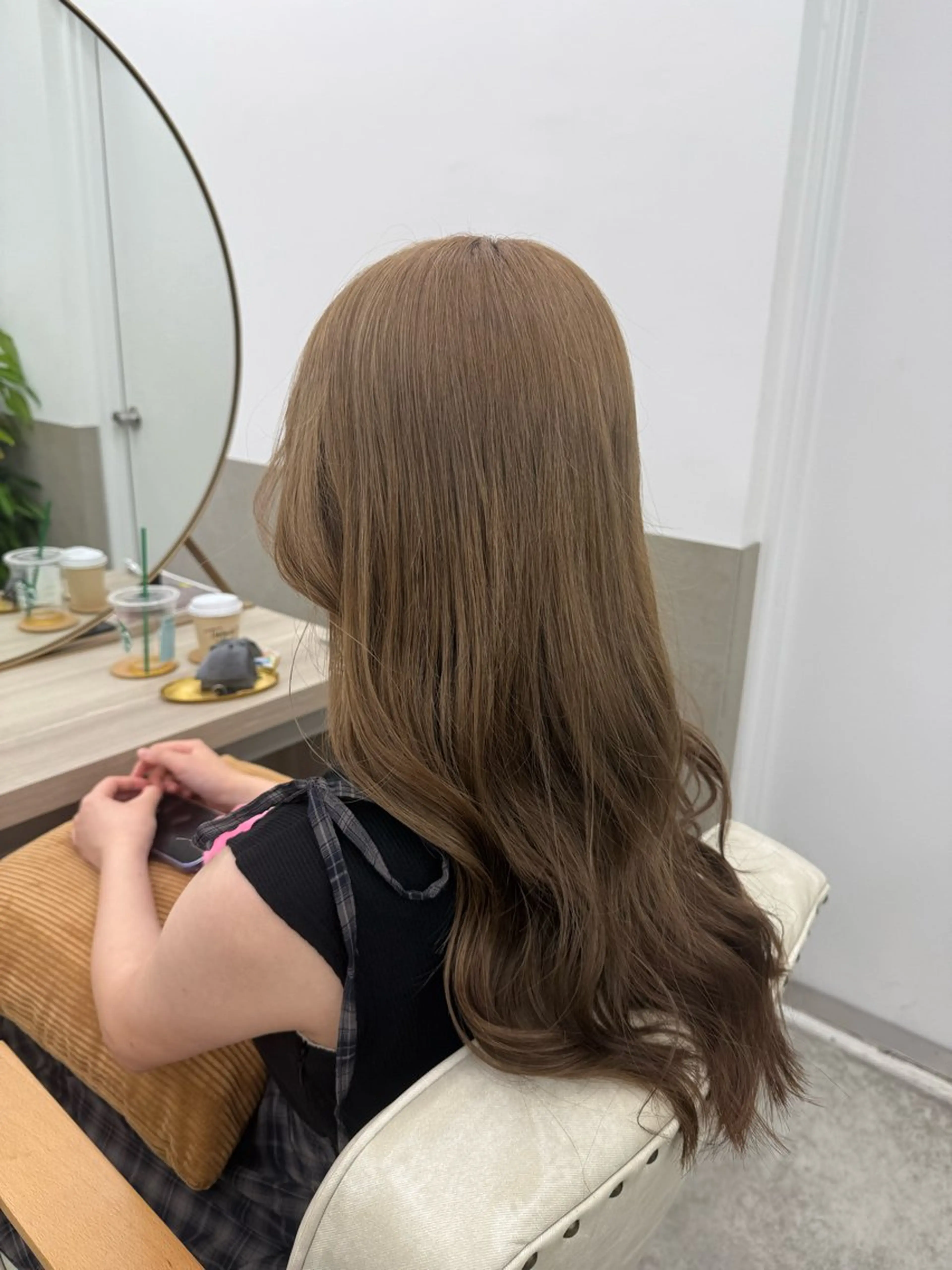 ロング ショート/ 似合わせカットモカのヘアスタイル