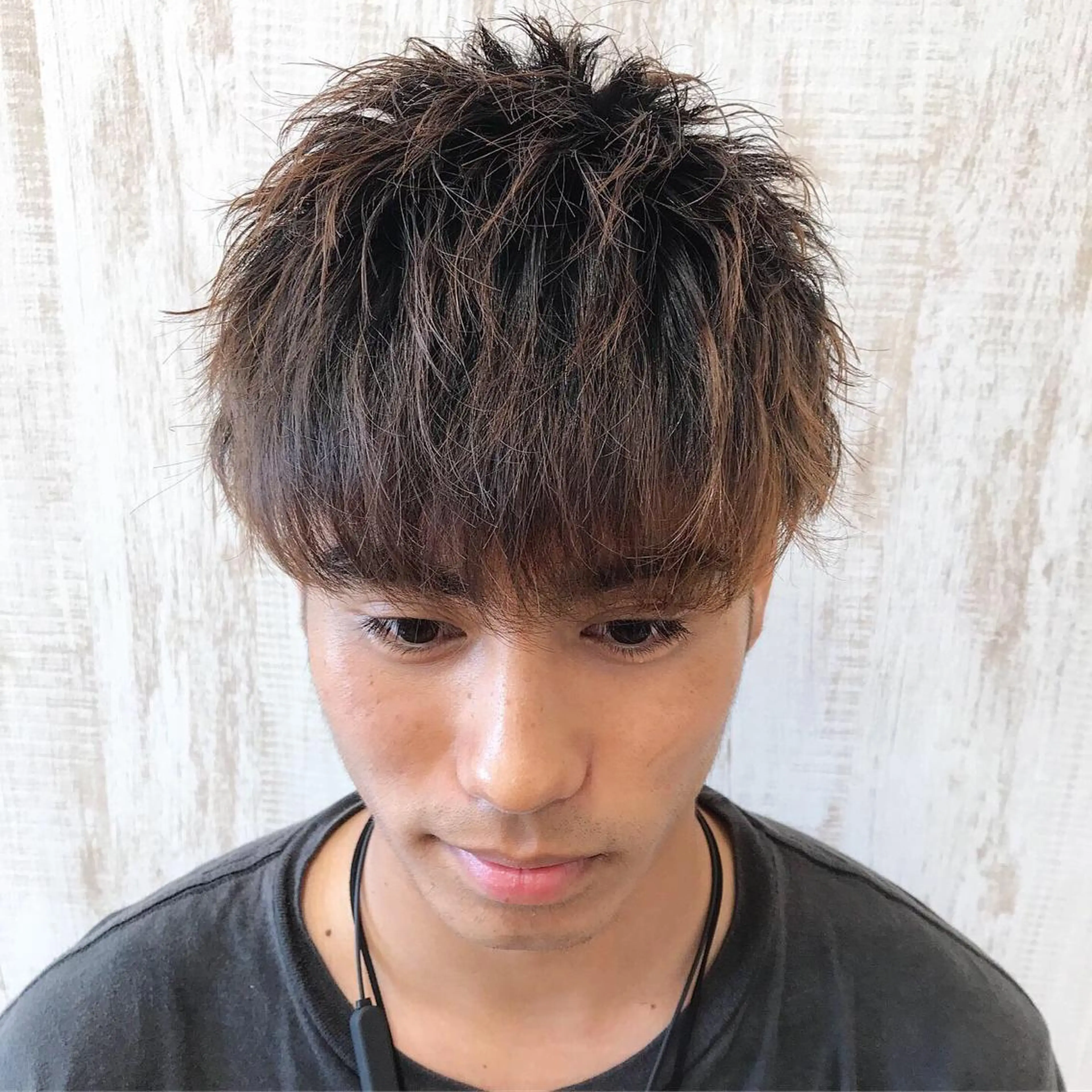 メンズ ファミールヘア所属・メンズパーマ波巻き 🌳大森悠登🌳のヘアスタイル