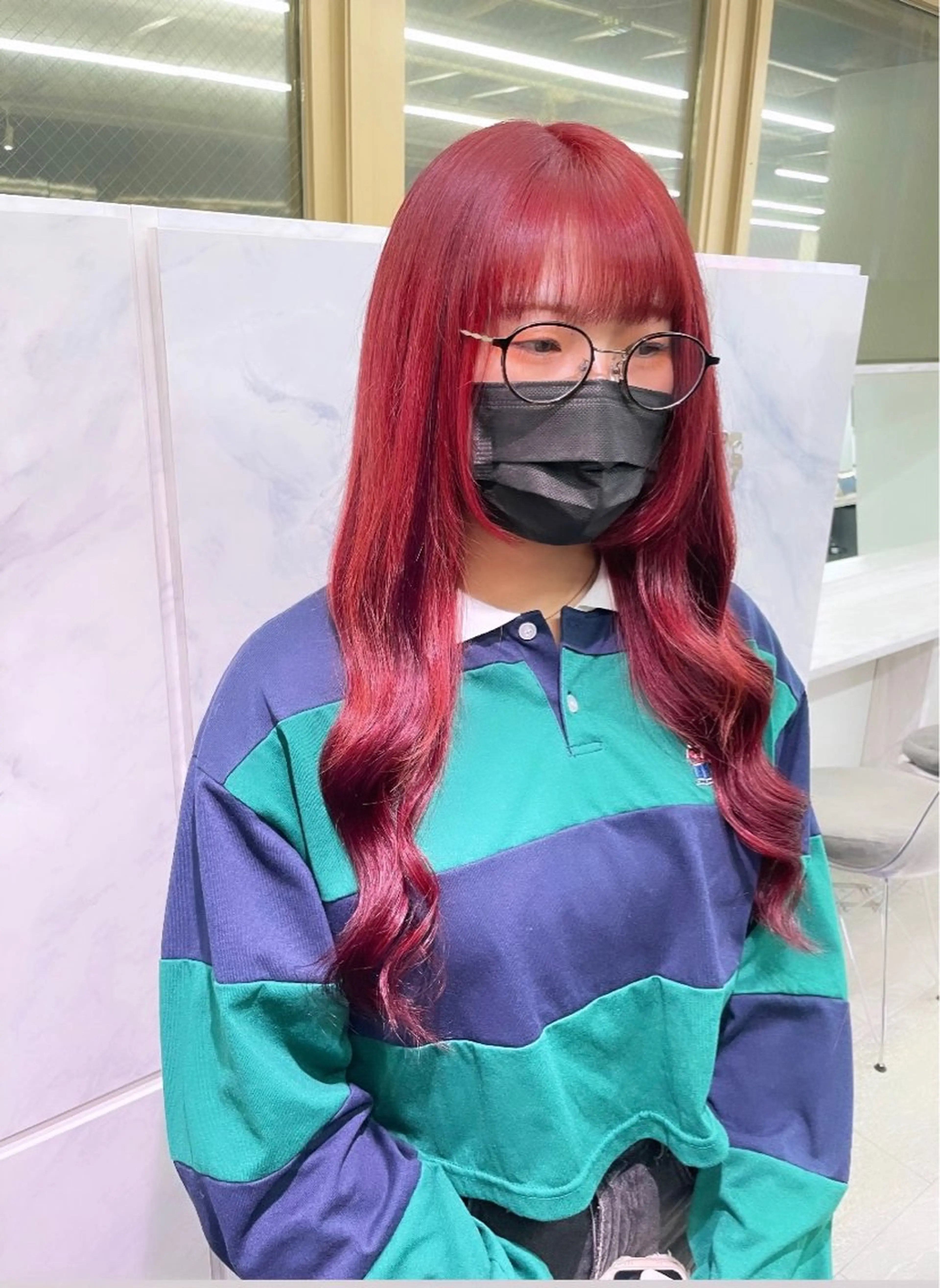 ロング ヘアカラー エクステ 🦋プルエクステ ARISA🦋のヘアスタイル