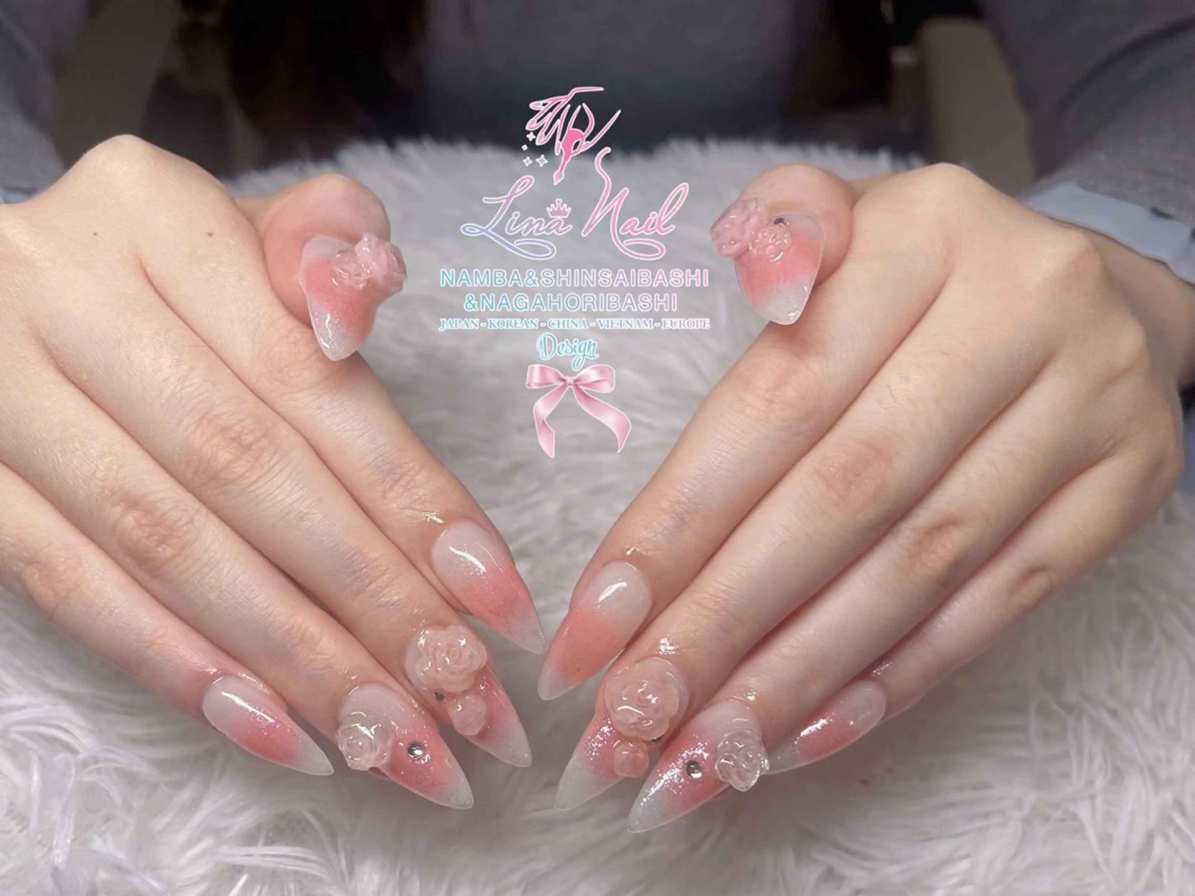 ネイル フットネイル ジェルネイル 持ち込み ネイルチップ ハンドネイル リナネイル 長堀橋店／東心斎橋店のネイルデザイン