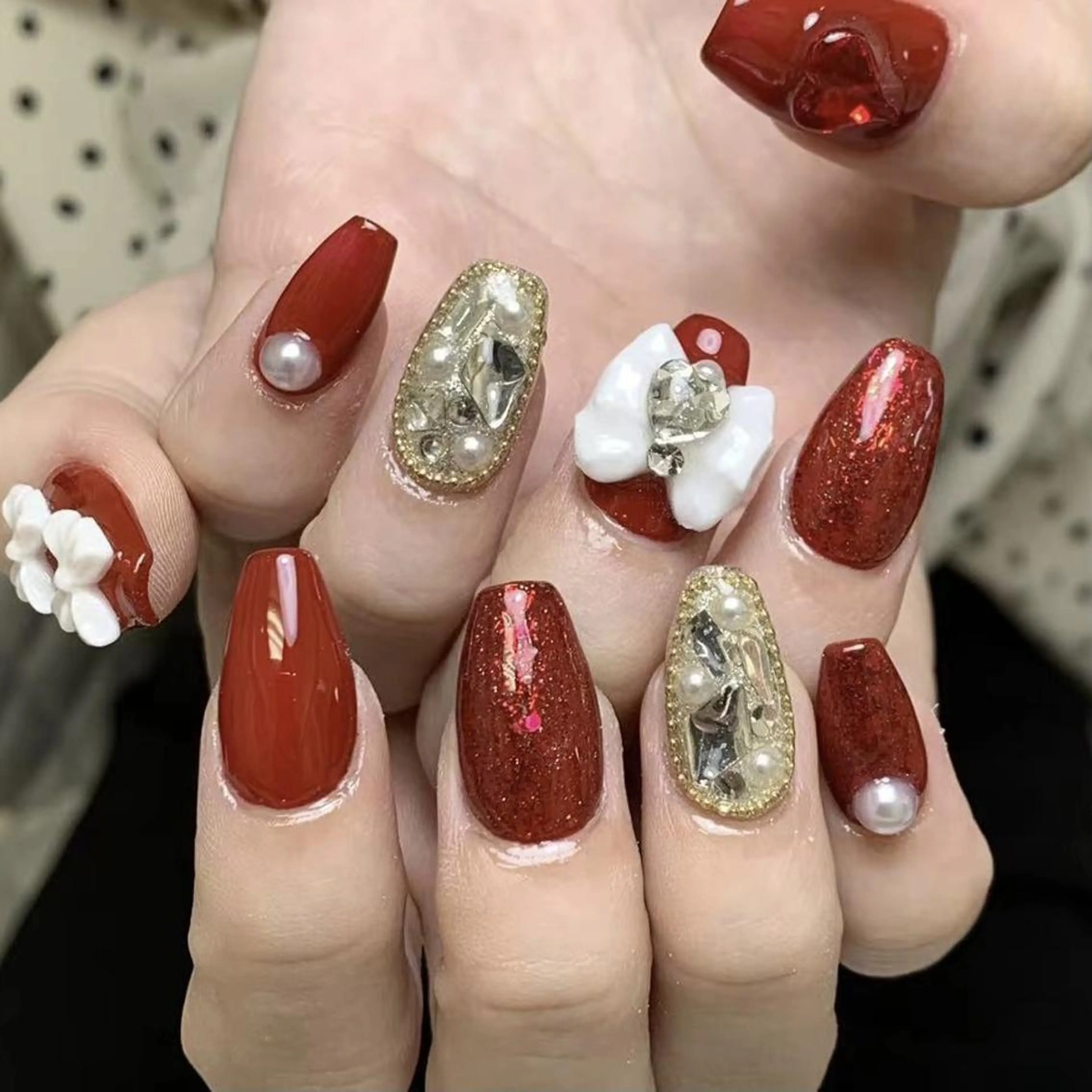 ネイル ゴージャス 持ち込み DIAMOND Nail🍒のネイルデザイン