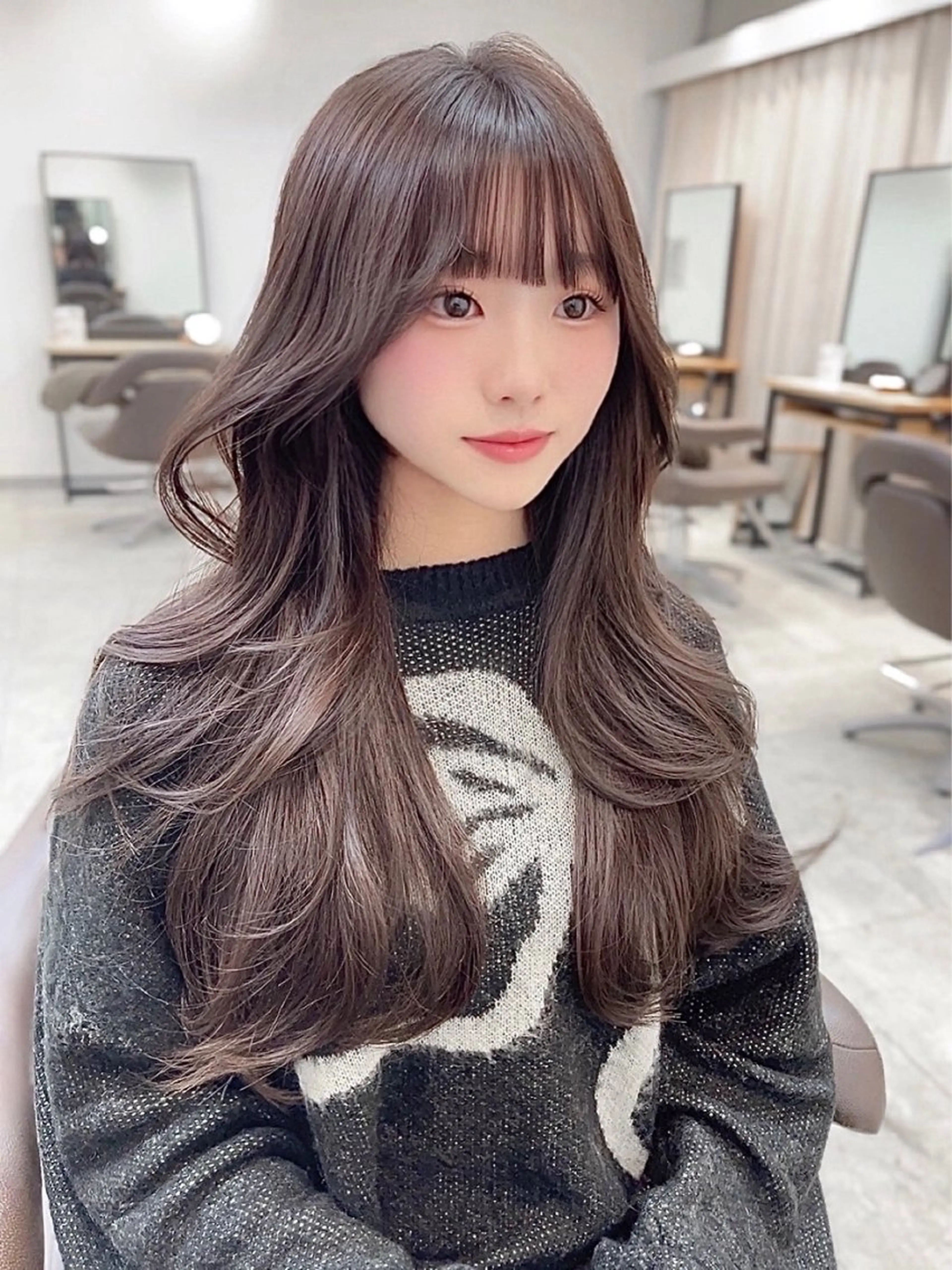 ロング neaf六本木所属・韓国風レイヤー ショート/犬塚 優介のヘアスタイル