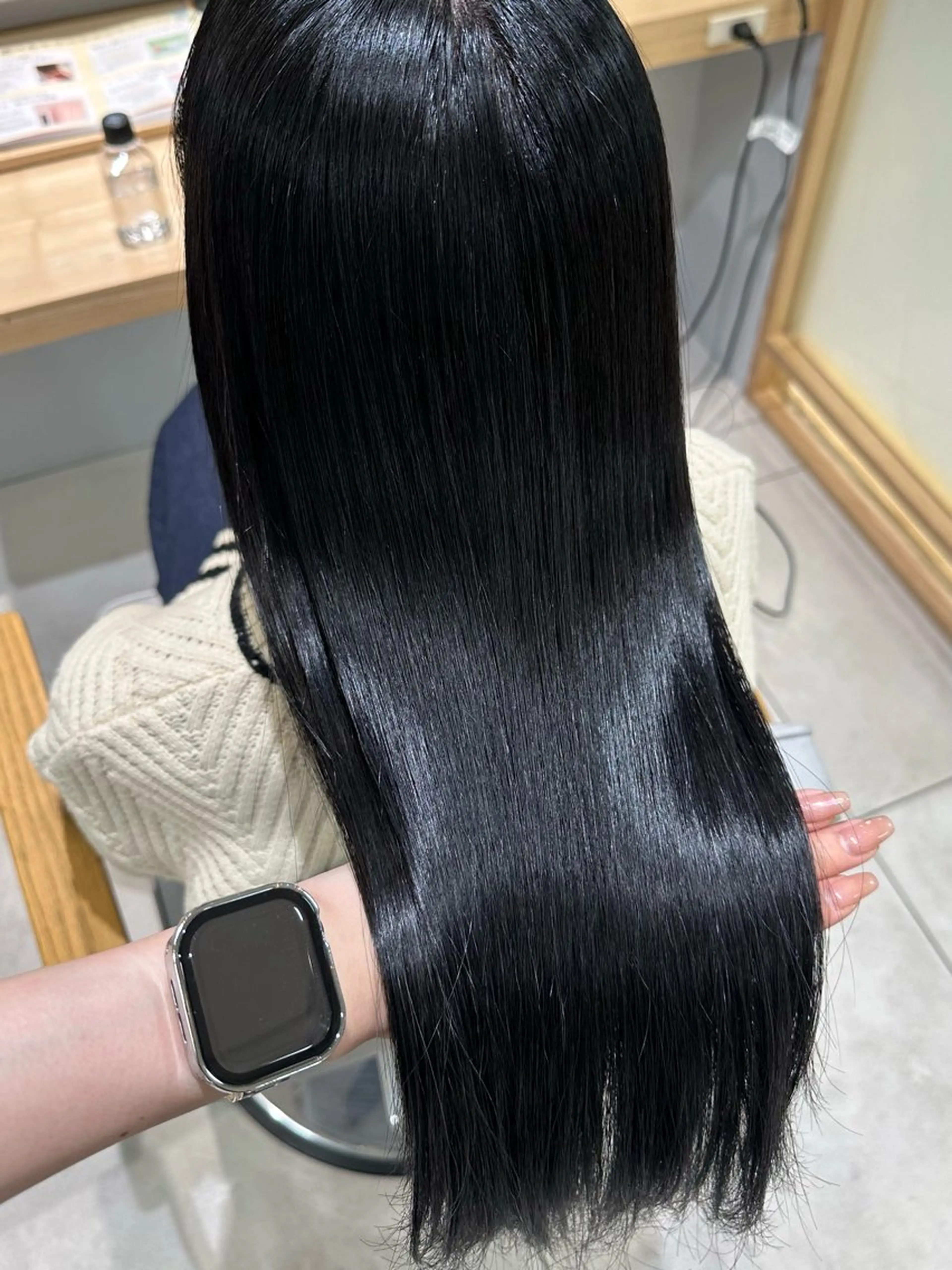 カラー ヘアカラー トリートメント ヘッドスパ 艶カラー/マツエク risa🎀🫧のヘアスタイル