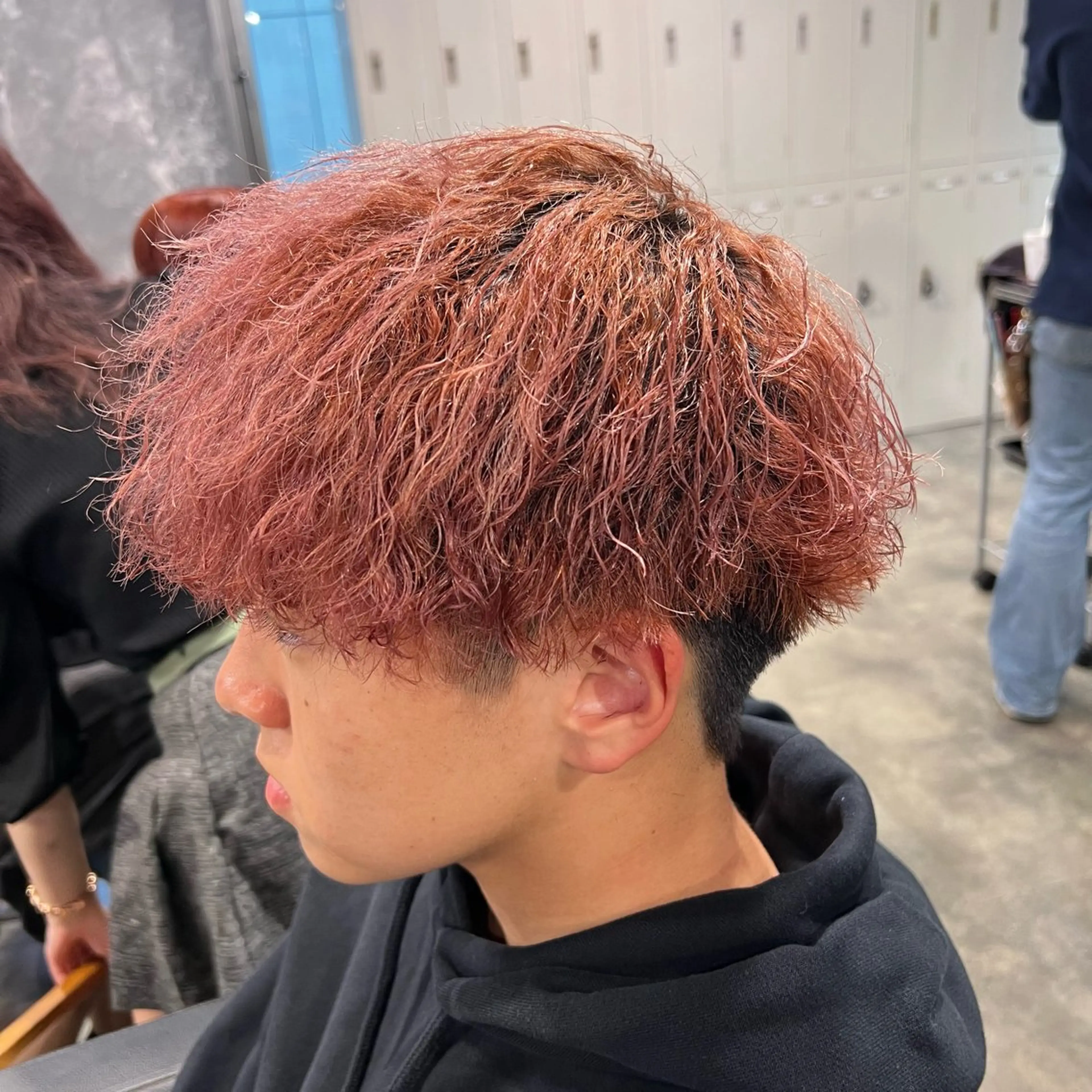 ショート カラー パーマ ヘアアレンジ メンズ キッズ 🔷横浜1のパーマ 職人🔷将太郎のヘアスタイル