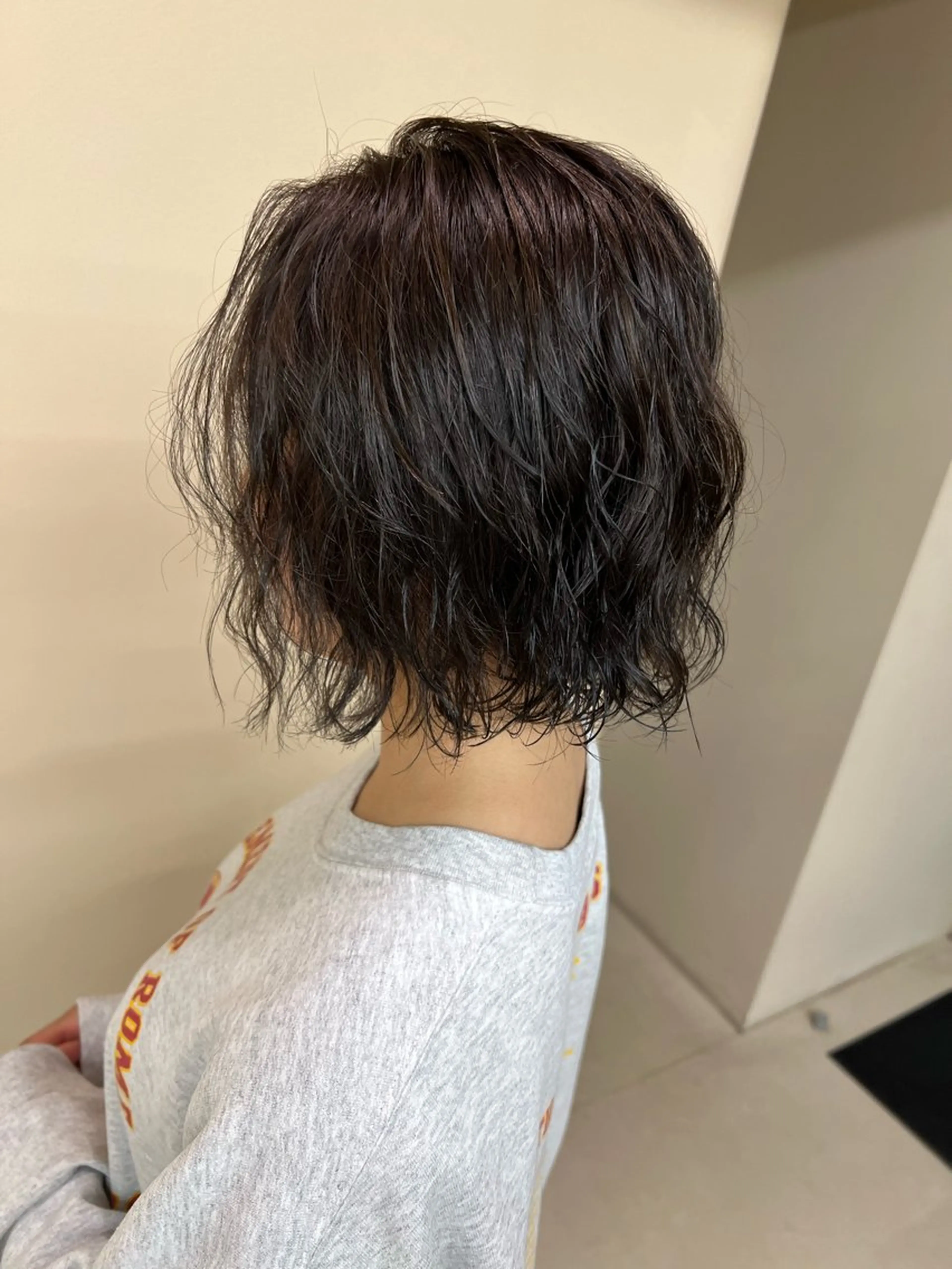 ショート パーマ ボブ カット パーマ トリートメント kento レイヤーカットのヘアスタイル