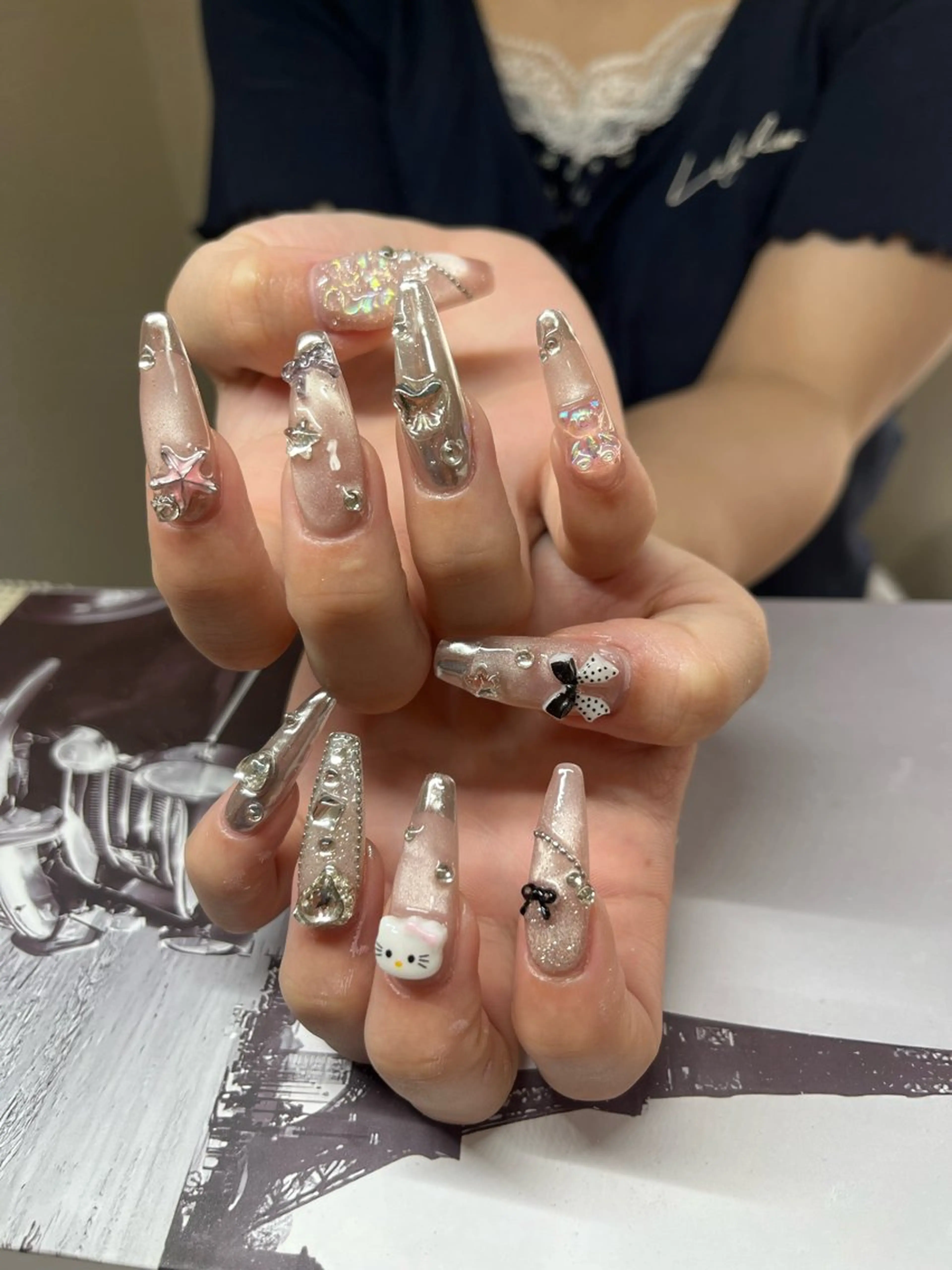 ネイル ハンドネイル ROSE ANA CHUO 本川越のネイルデザイン