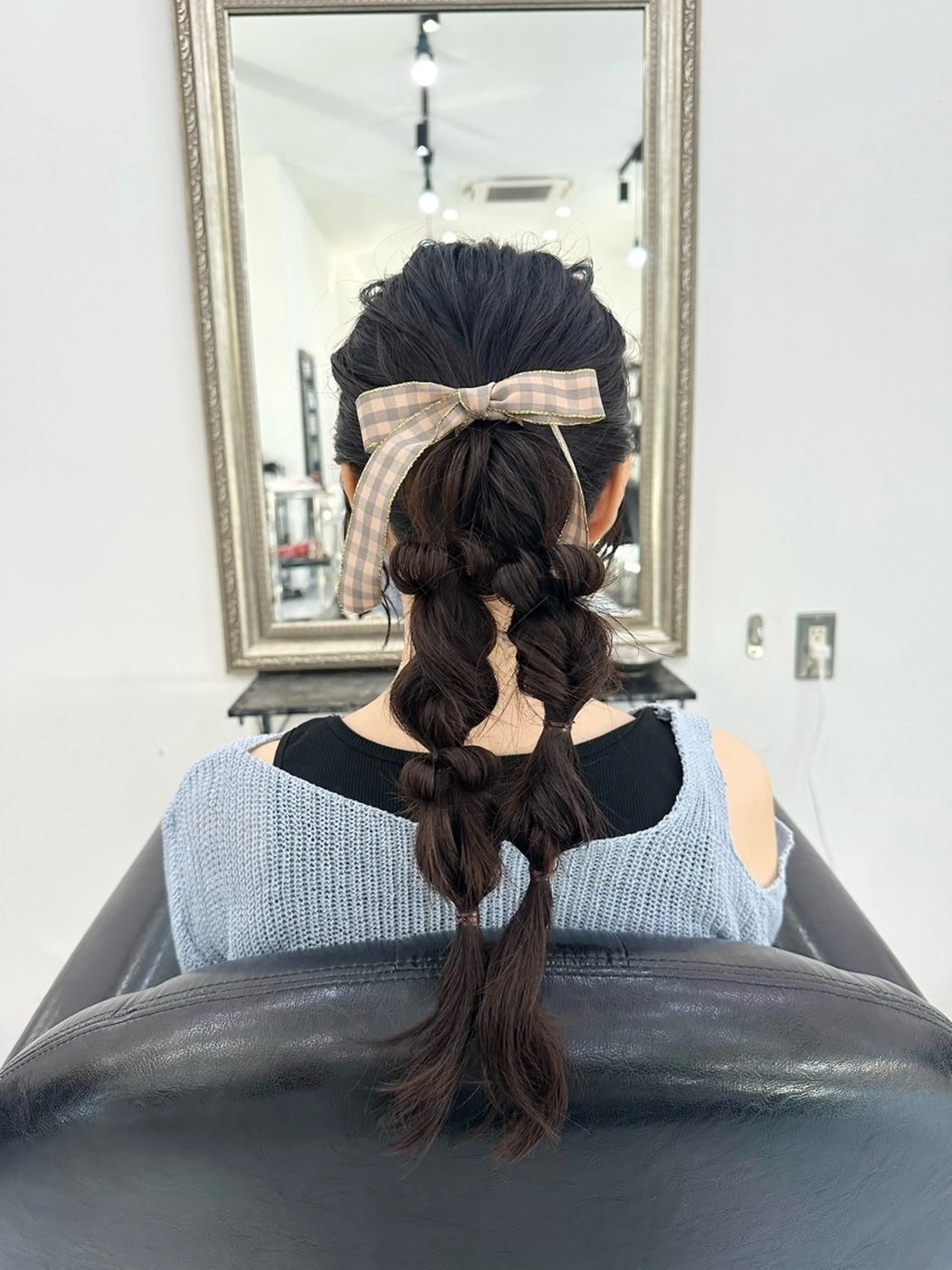 ロング ヘアアレンジ 結婚式・ブライダル マイ/カットモデル /暖色カラーのヘアスタイル