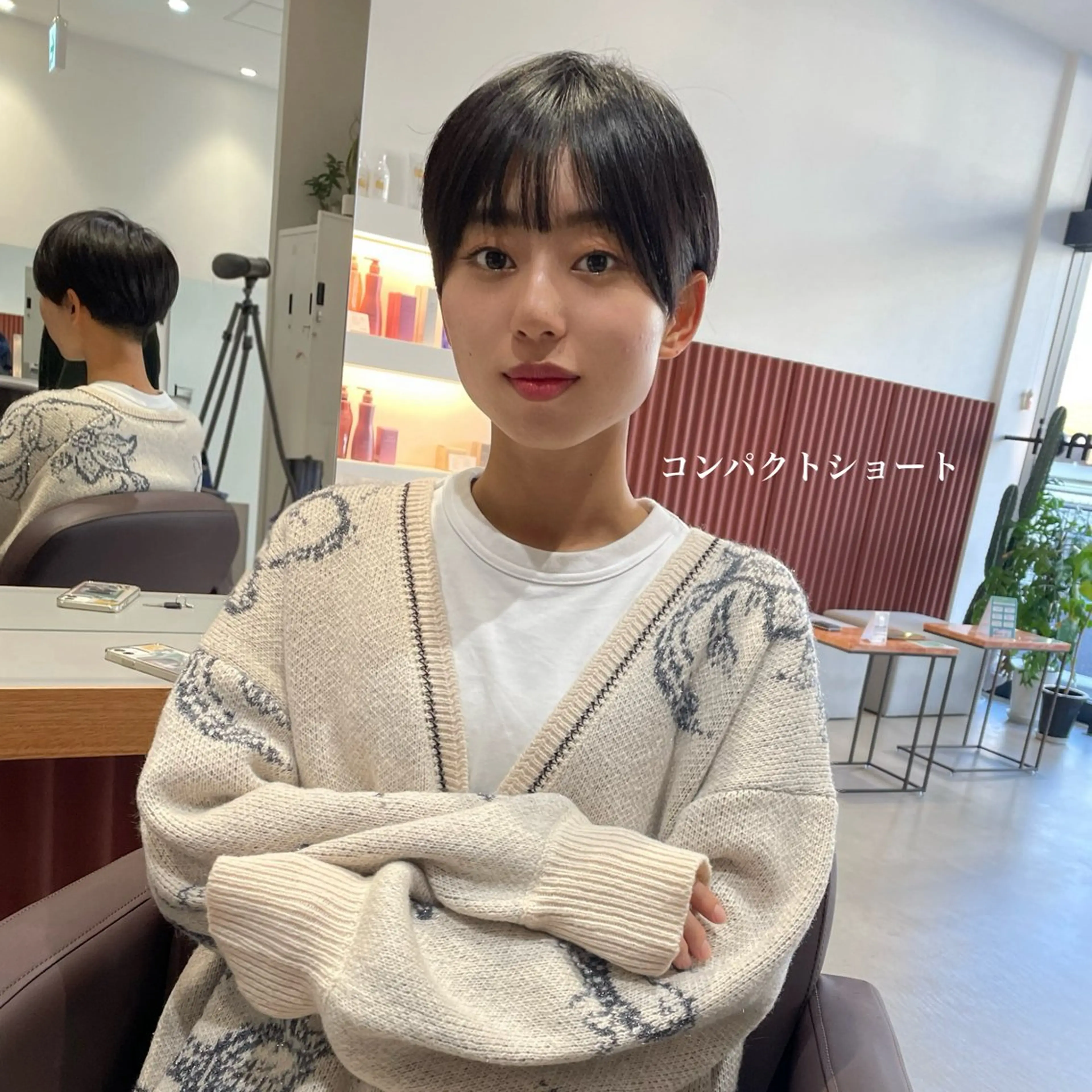 ショート ショートヘア カット ヘアカラー トリートメント 北九州美容室 🕊️わかな✂︎のヘアスタイル