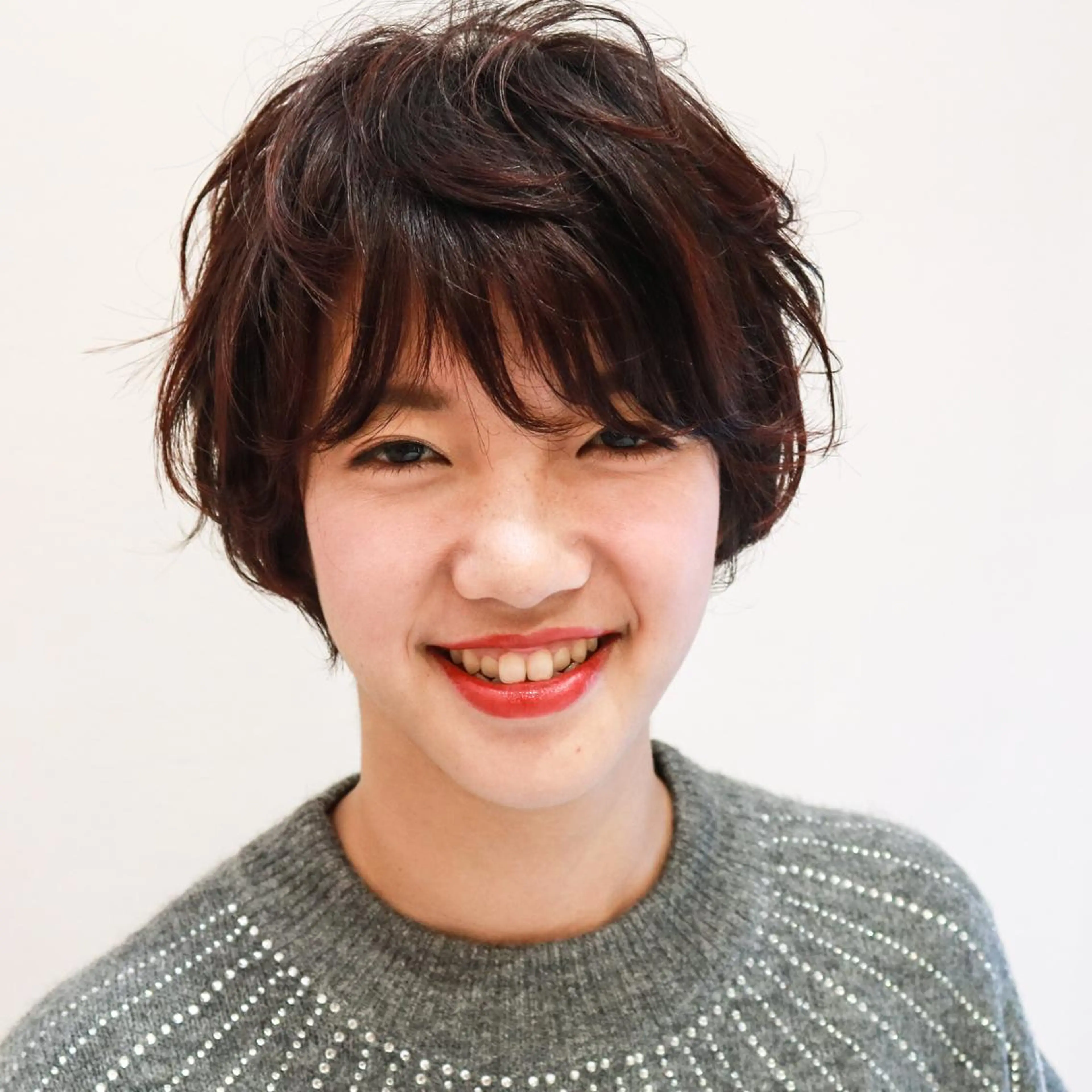 ショート パーマ 浦田 智里のヘアスタイル