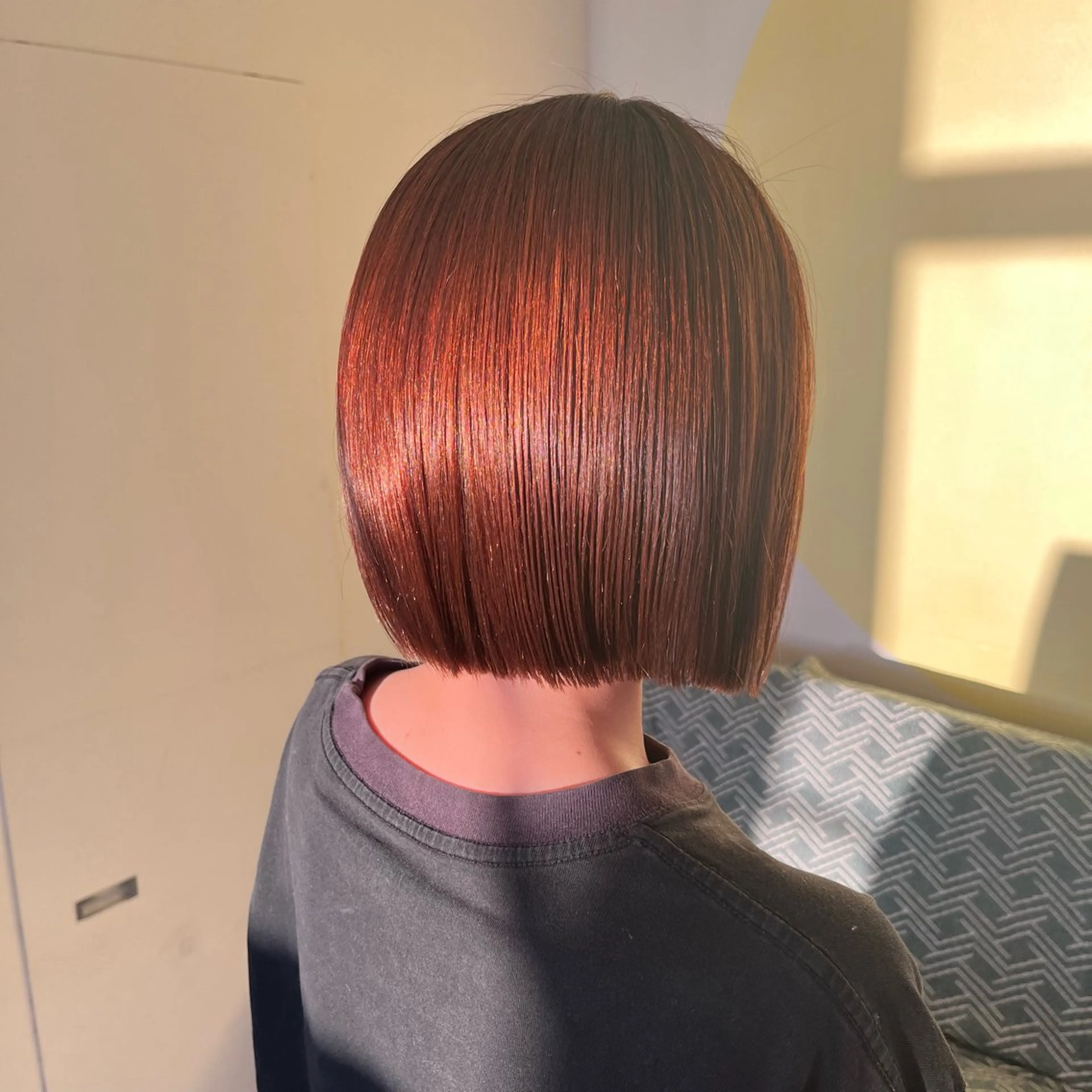 ショート 切りっぱなしボブ ボブ VIM hair 泡瀬店所属・ミサ ミサのヘアスタイル