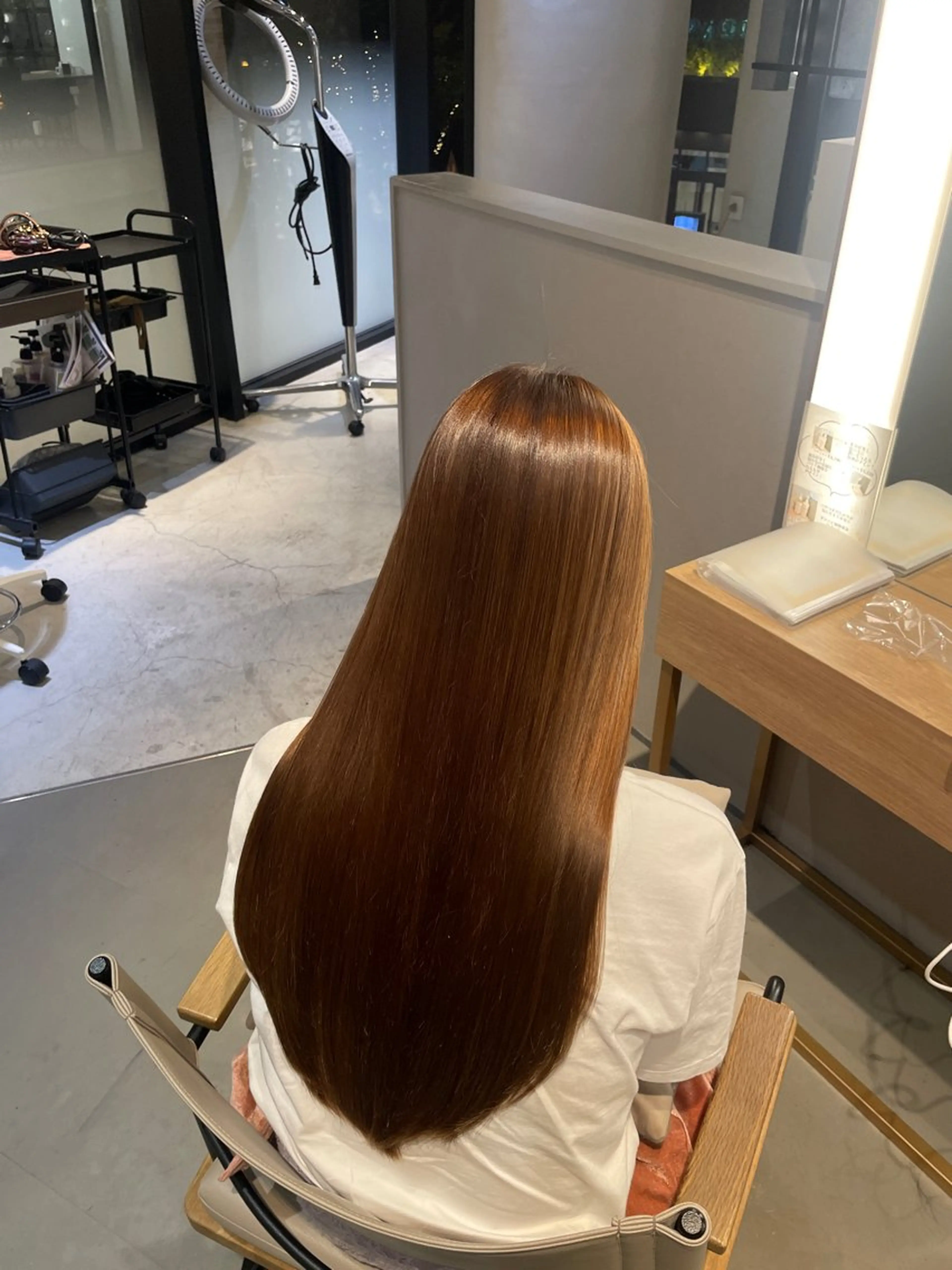 ロング カラー 髪質改善 unopulir hina🎀のヘアスタイル