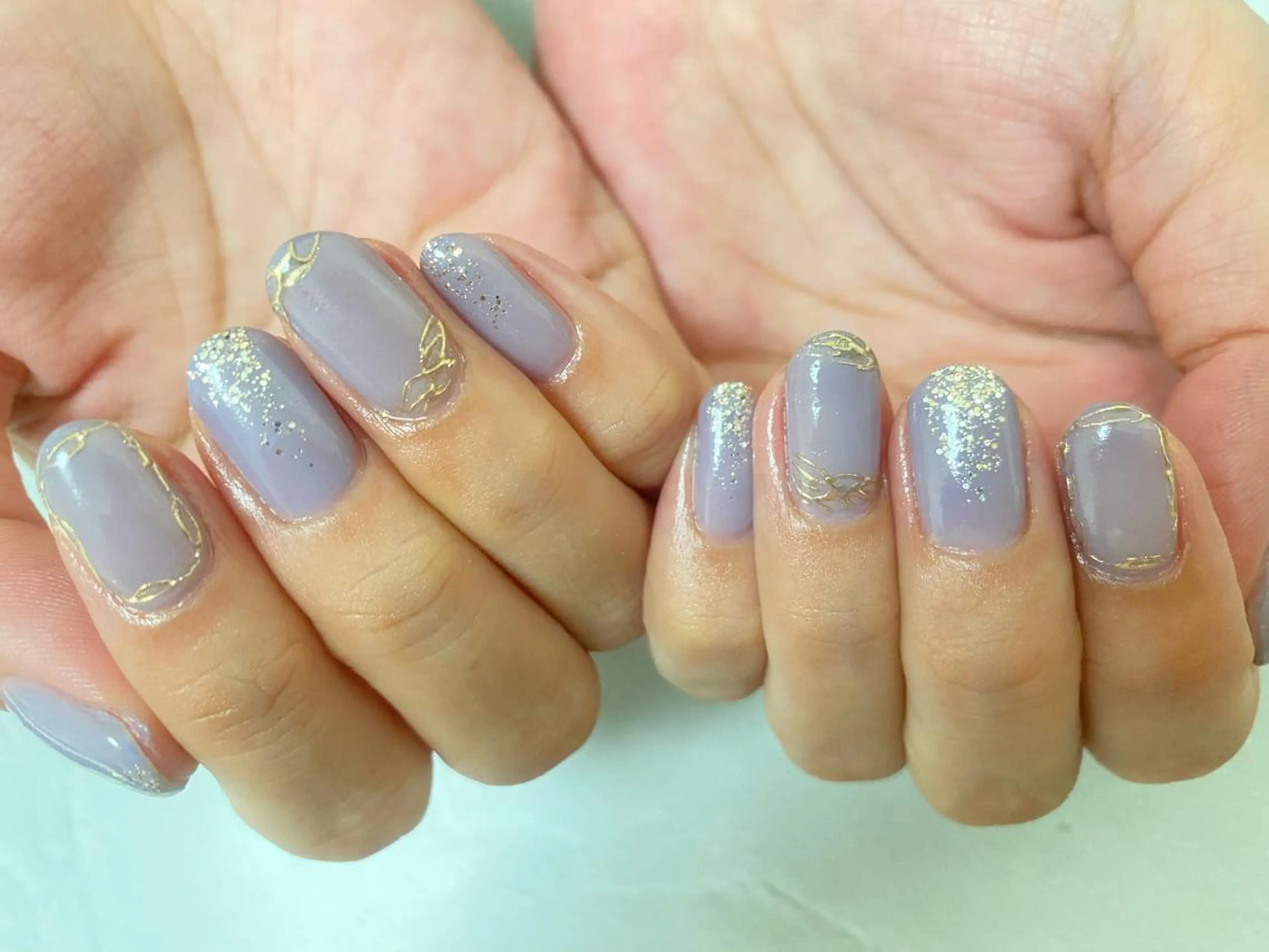 ネイル ニュアンスネイル シンプルネイル ハンドネイル Nailsalon Sunflowerのネイルデザイン