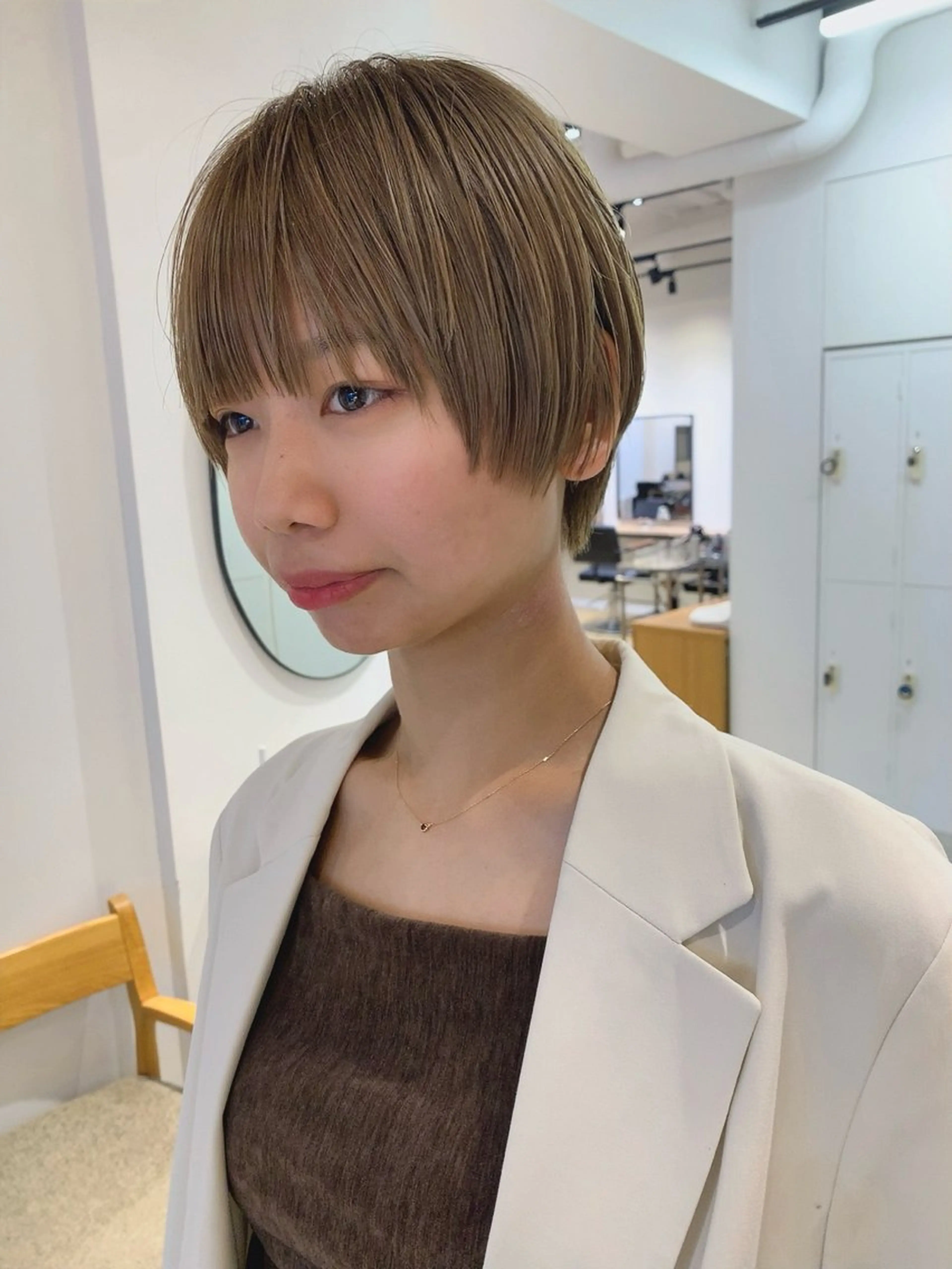 ショート カラー カット ヘアカラー トリートメント ボブ/大人ヘア k-two濱田のヘアスタイル