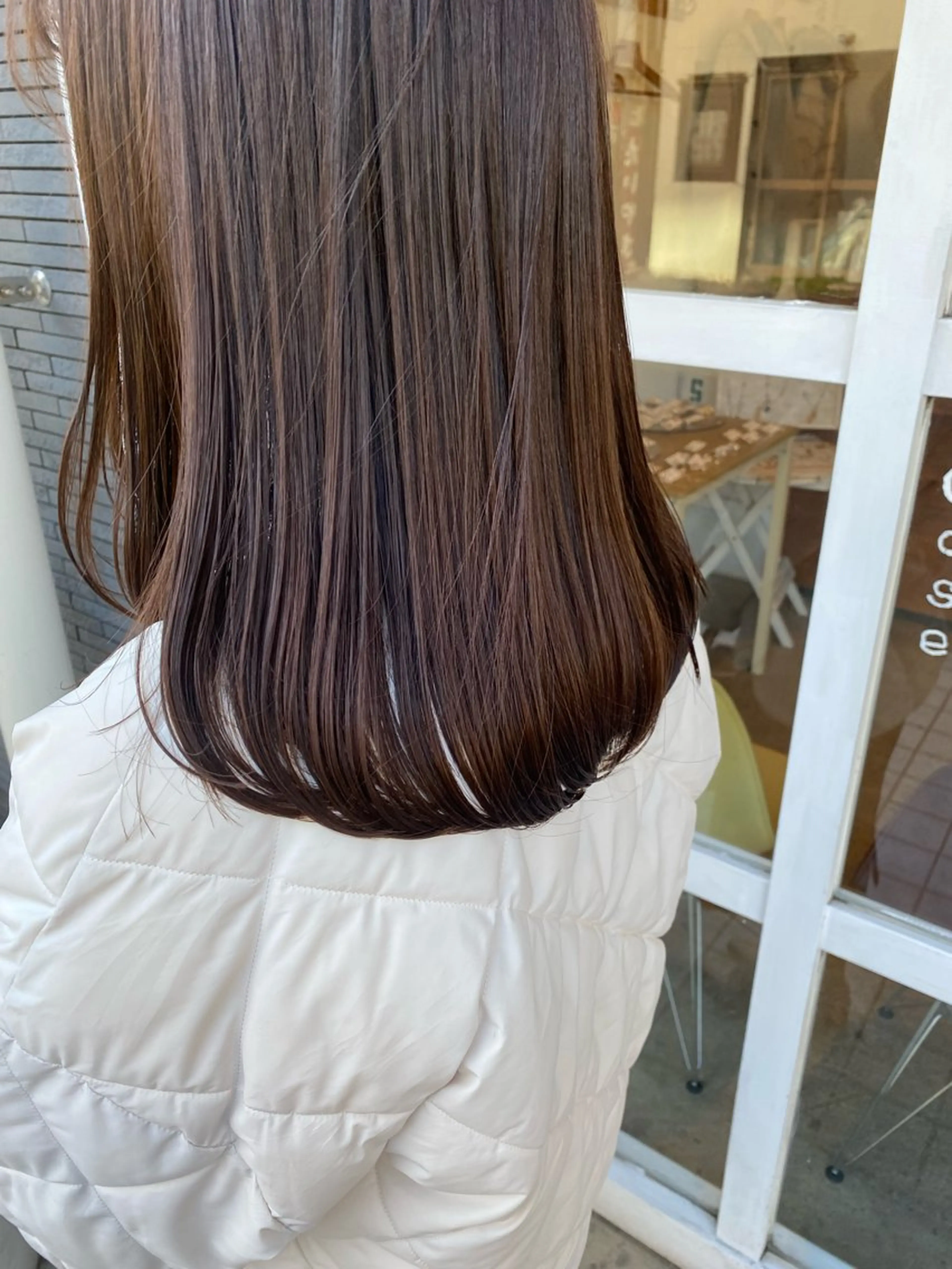 セミロング ヘアカラー トリートメント 🌷pasapas/ すみれ🌷のヘアスタイル