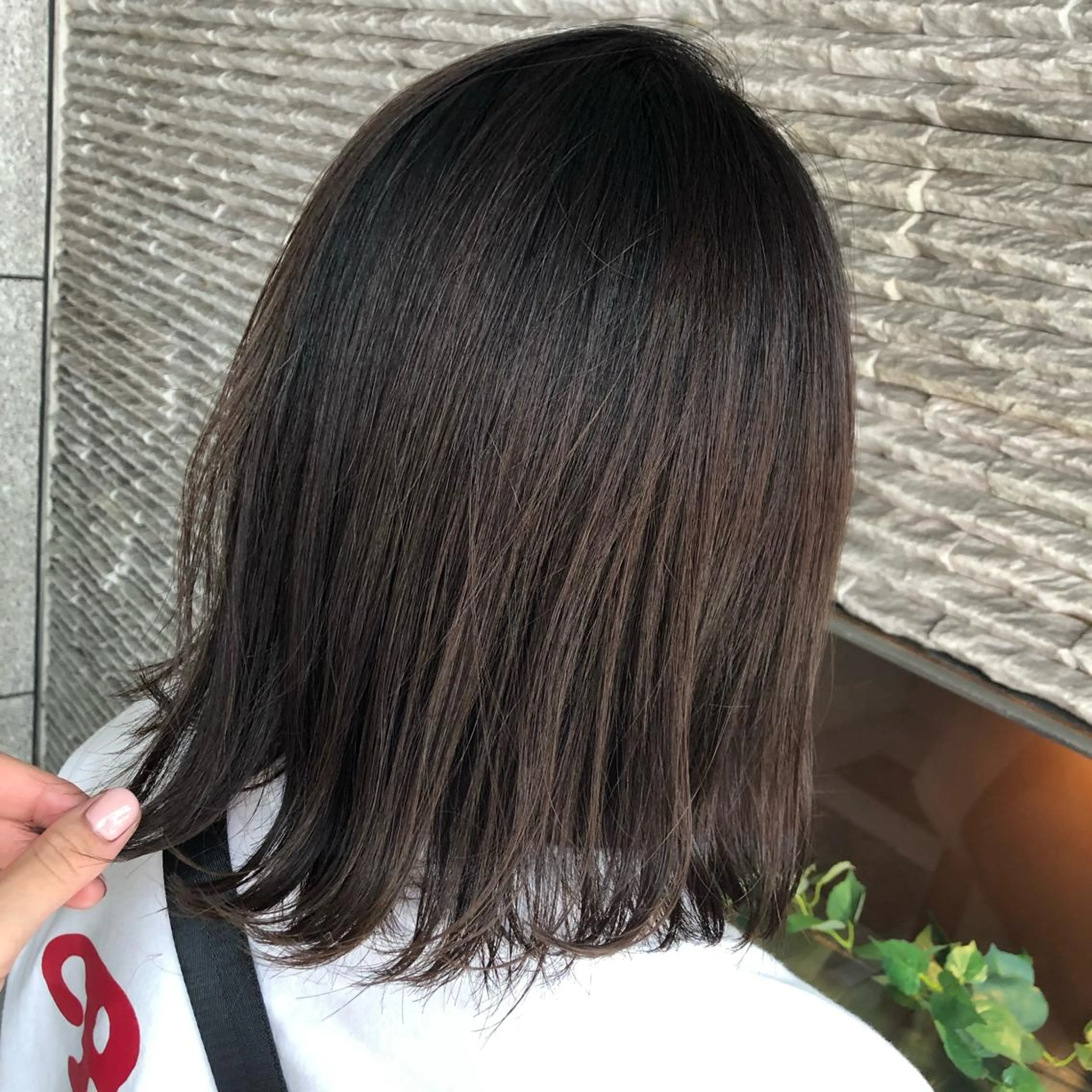 ミディアム カラー ノンダメージ⭐️ 透明感カラー中田七菜のヘアスタイル