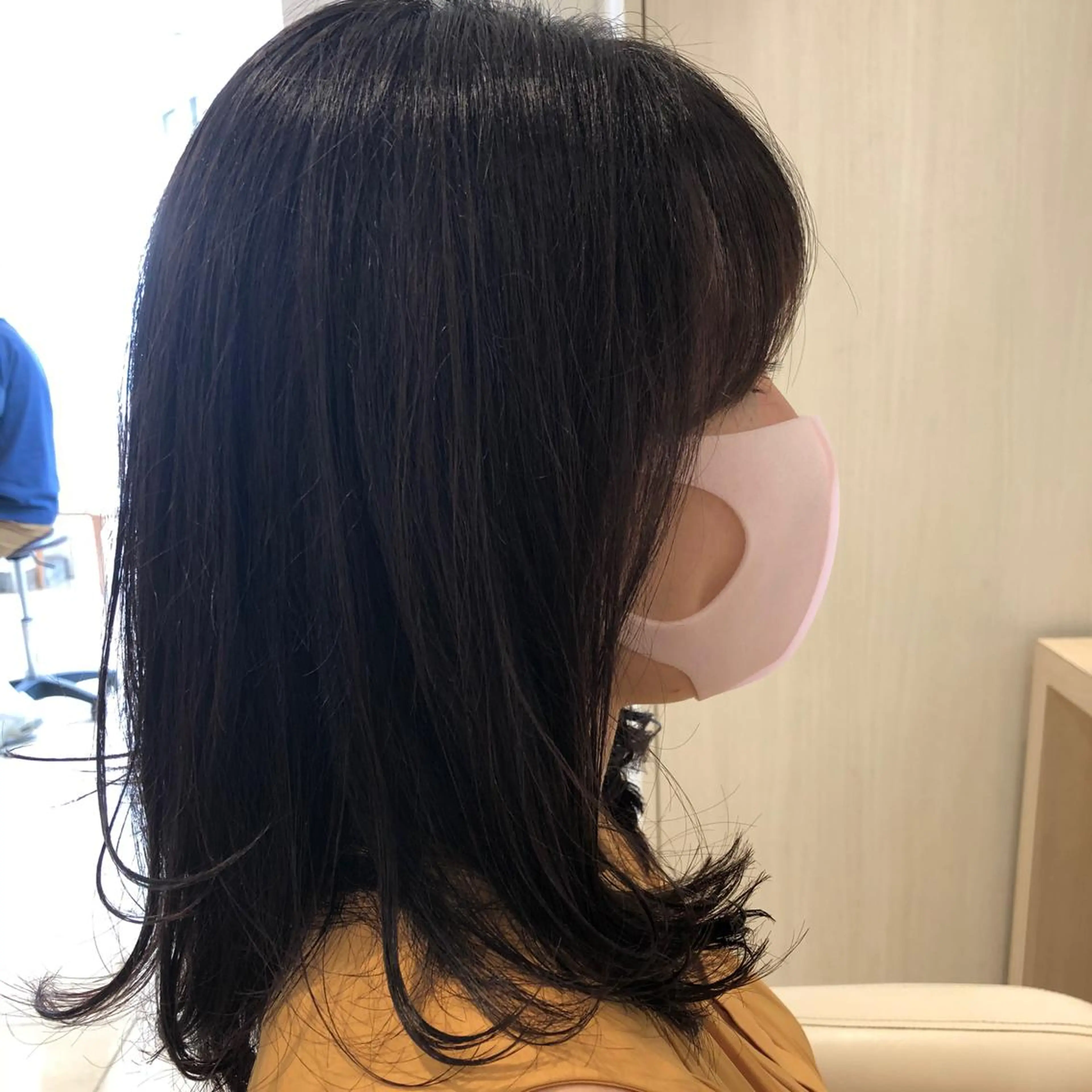 ミディアム カジサ ケイコのヘアスタイル