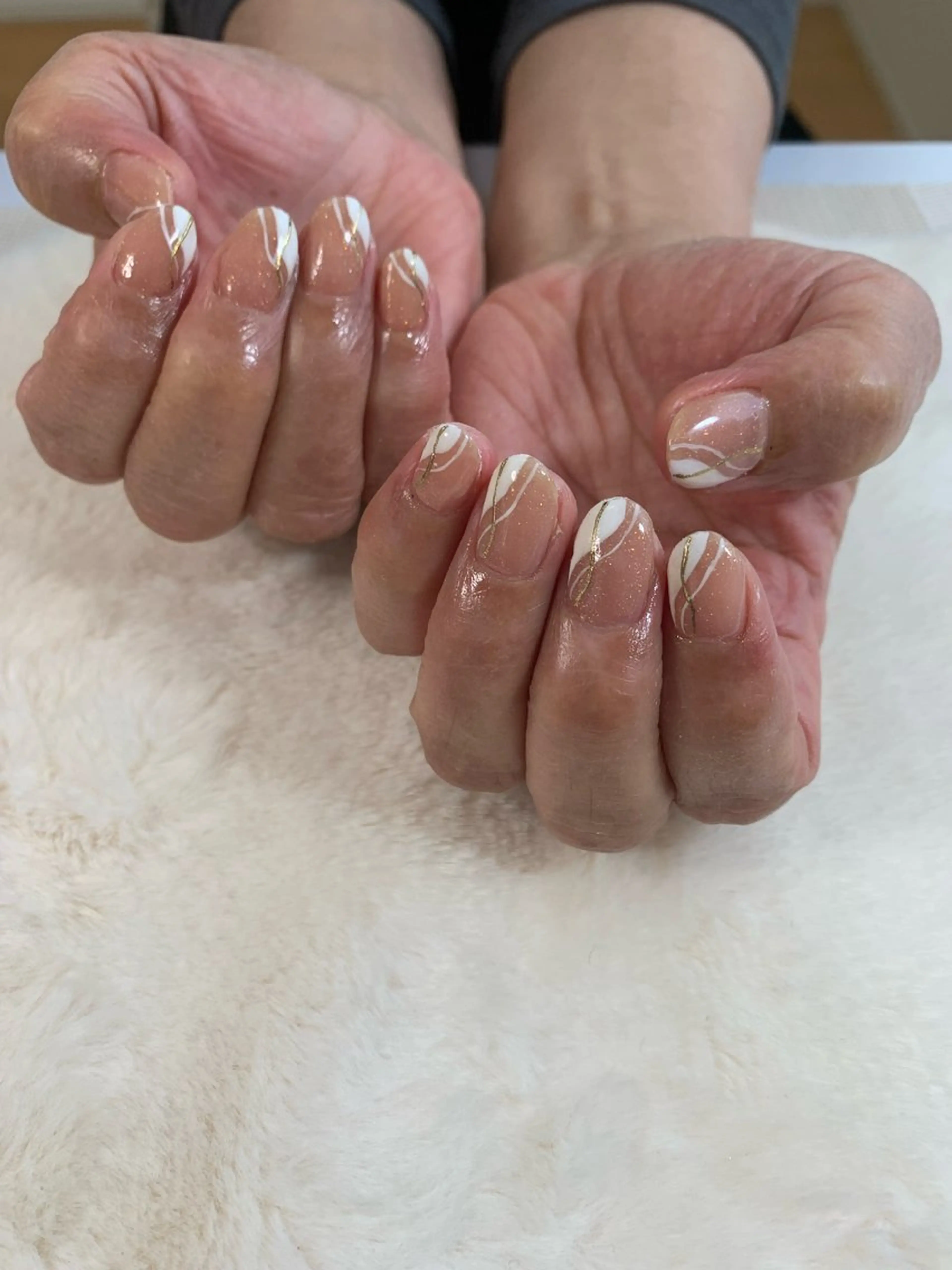 ネイル ショートネイル ハンドネイル 北川 恭子のネイルデザイン