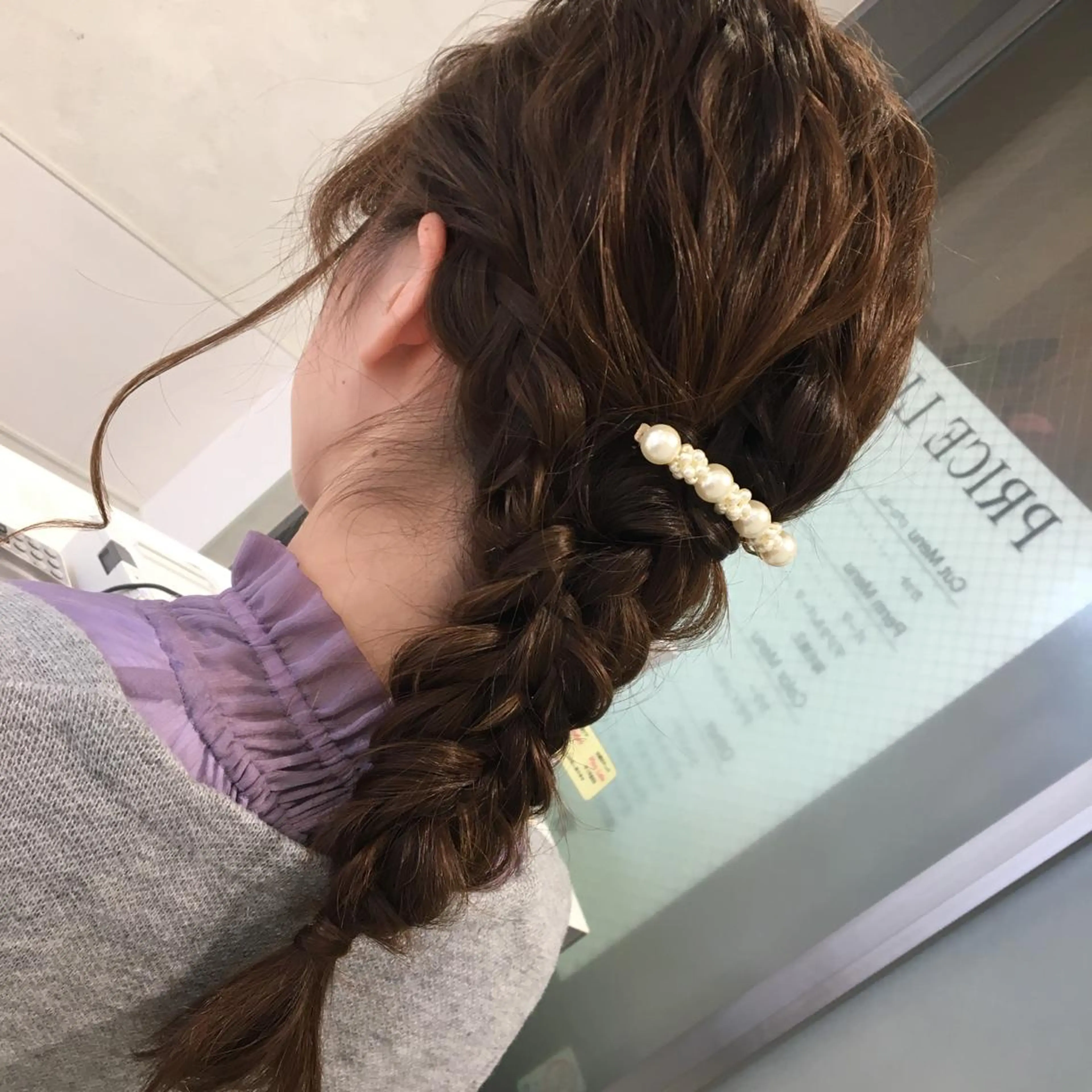 セミロング ヘアアレンジ ヘアセット ヘアセット/髪質改善 🌿 長 若奈のヘアスタイル