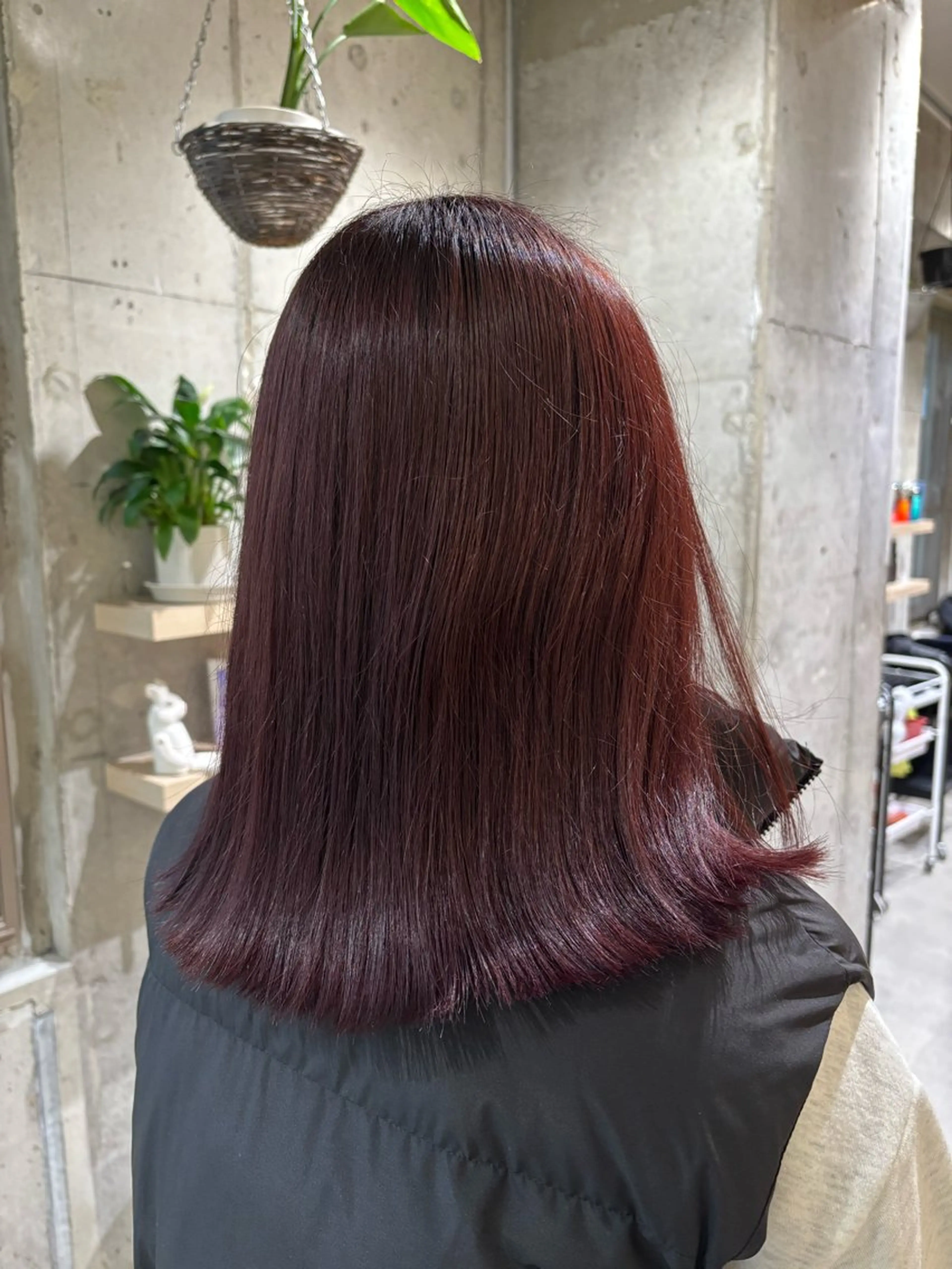 ミディアム カラー りあの🎀 /暖色カラー🍒のヘアスタイル