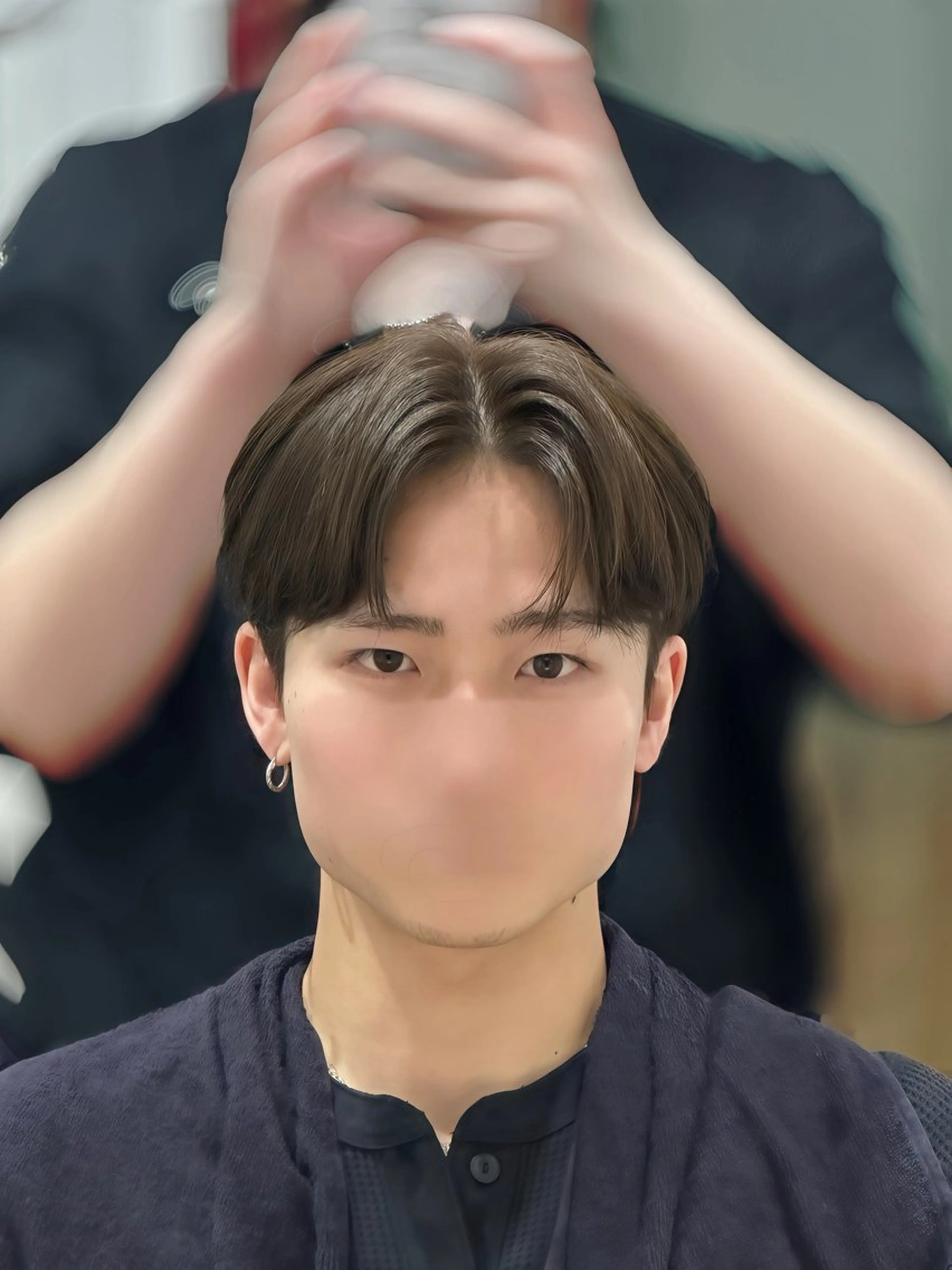 メンズ me by ,,梅田茶屋町所属・メンズ韓国ヘア/ 梅田/優月のヘアスタイル