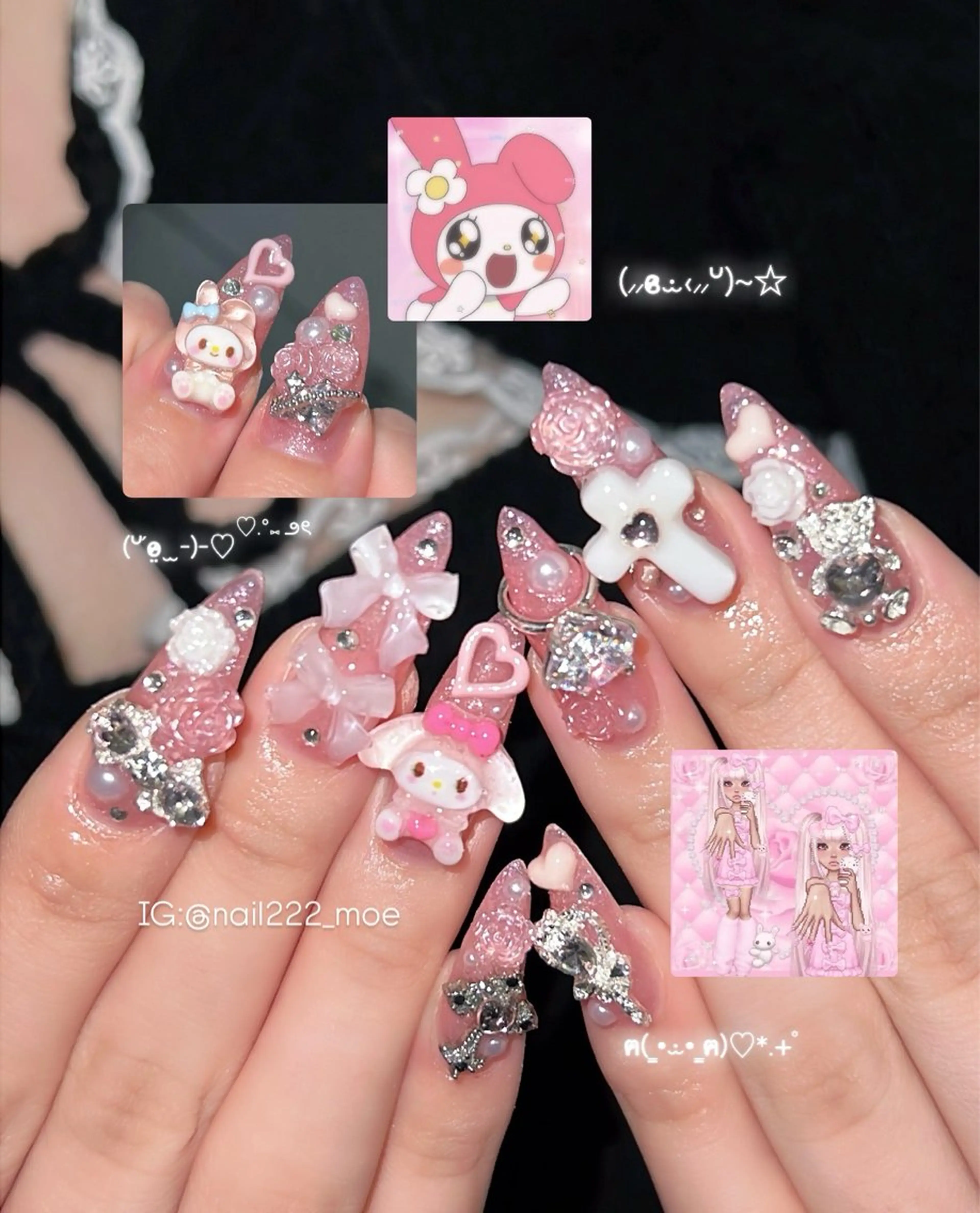 ネイル ハンドネイル ⟡.*222⋰˚☆ MöEのネイルデザイン