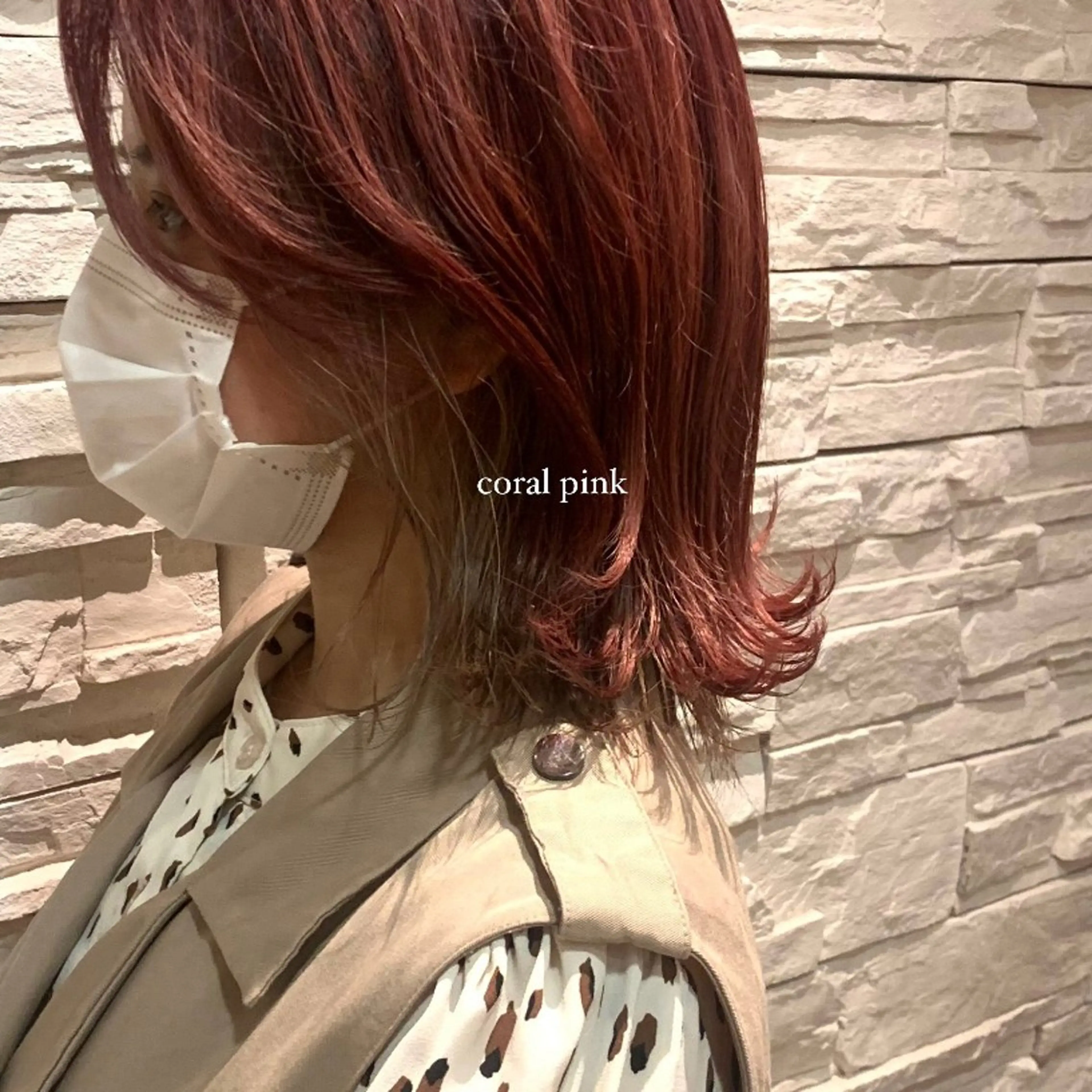 ミディアム カラー an.nico所属・レイヤー/透明感艶 カラー丸山ななほのヘアスタイル