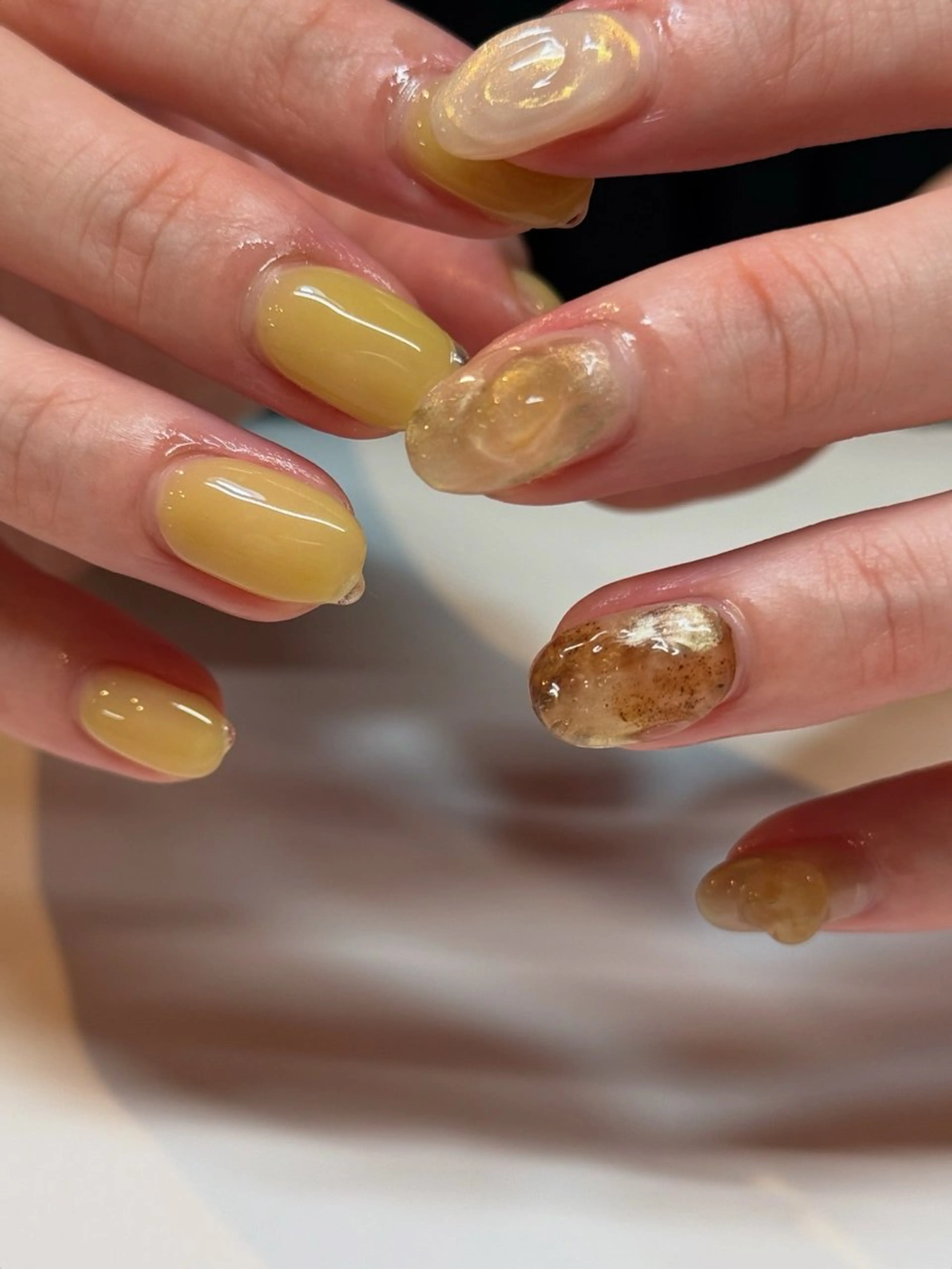 ネイル ニュアンスネイル Manon Yuiのネイルデザイン