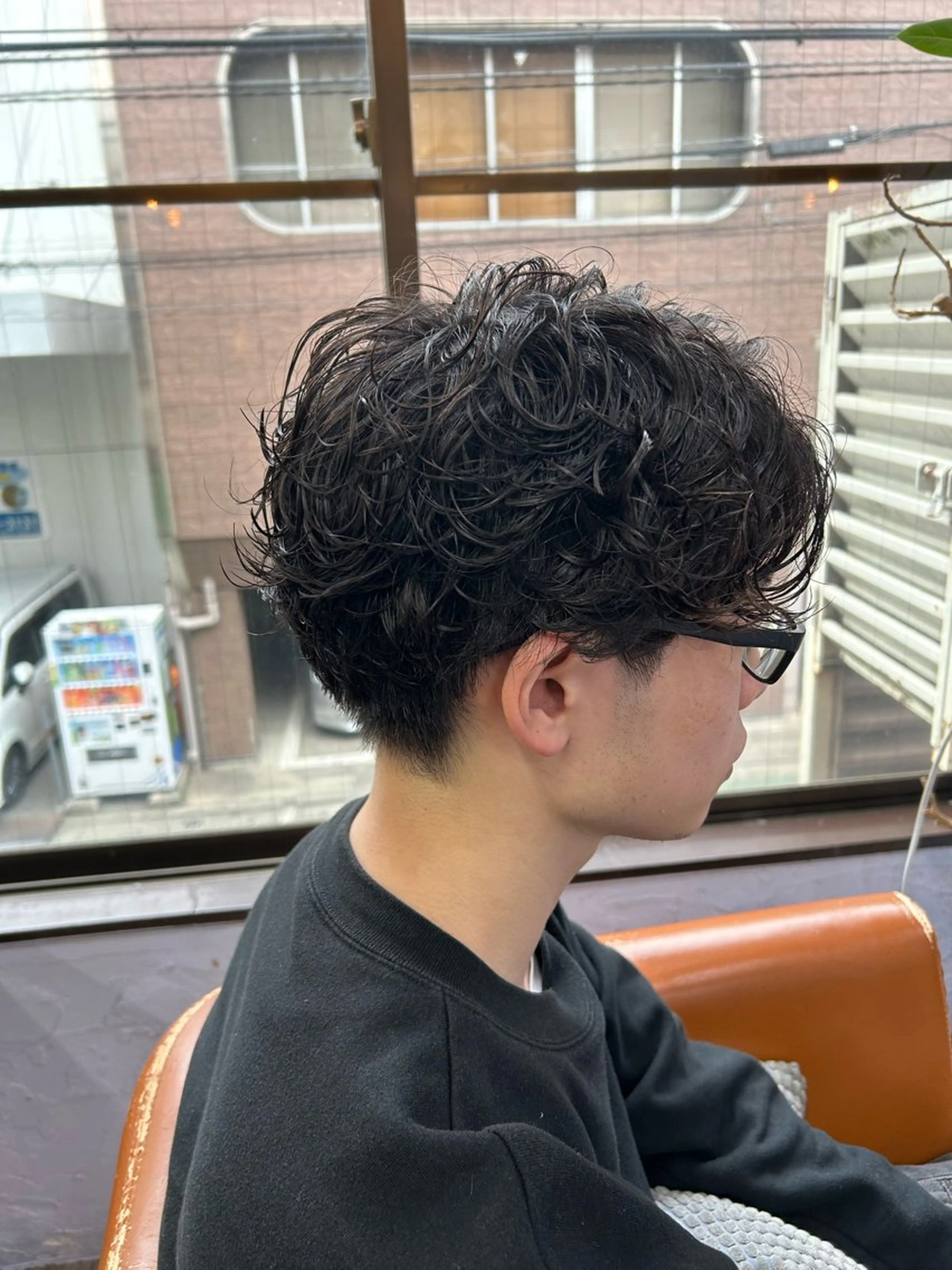 パーマ メンズ 古澤 咲来のヘアスタイル
