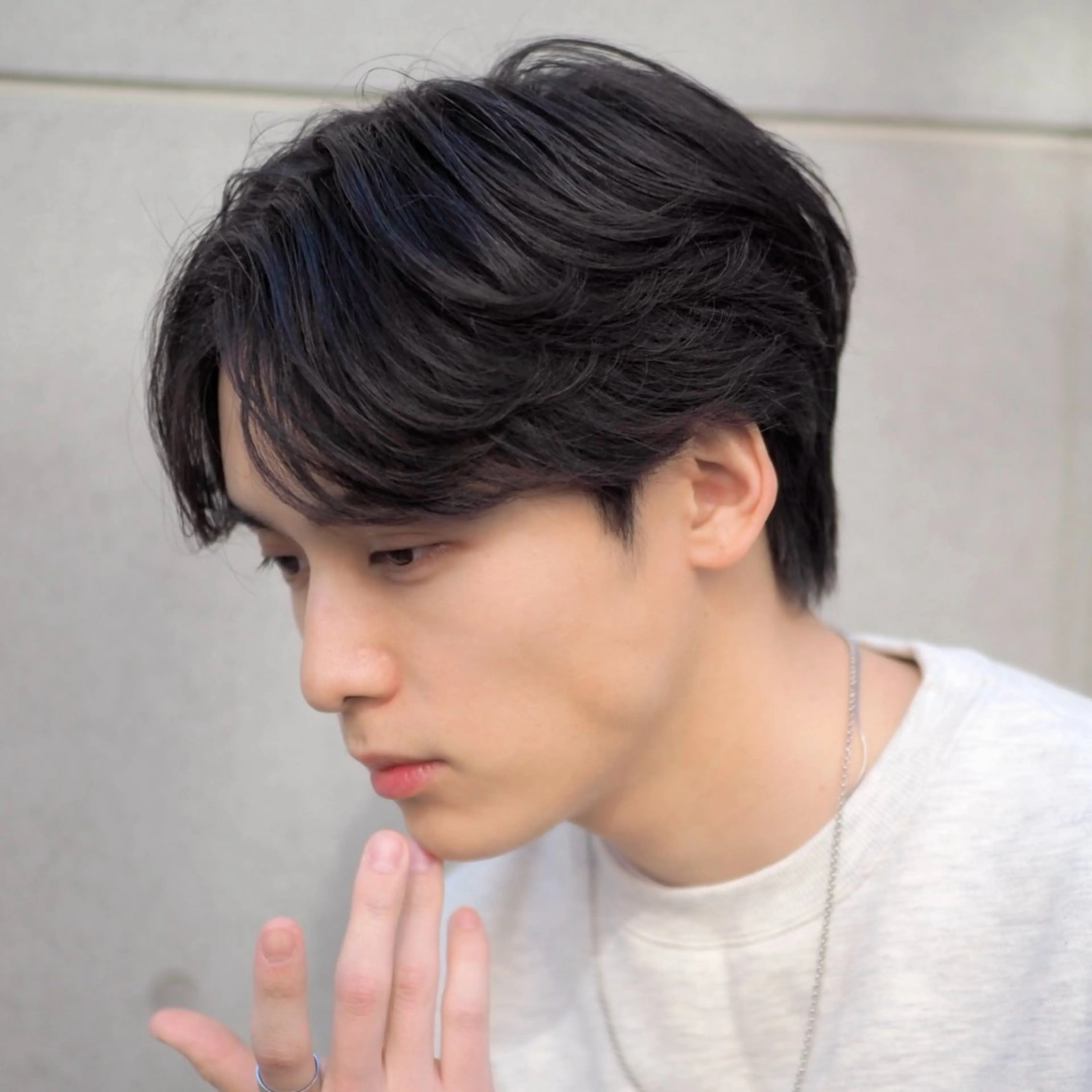 🌿メンズカット＋ワンカラー＋パーマ✂︎眉カット付き¥23100→¥14300の写真