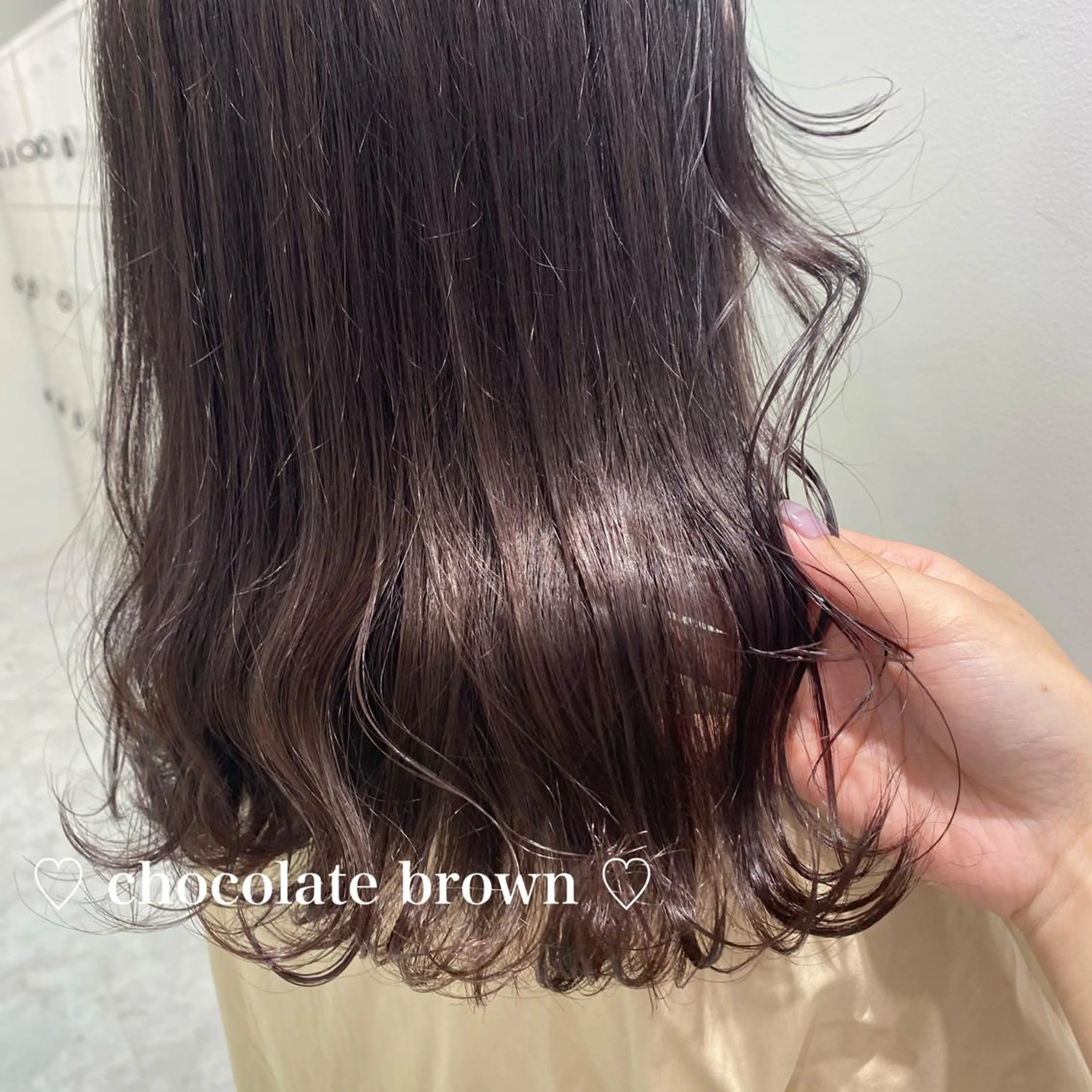 セミロング カラー パーマ ヘアアレンジ メンズ ネイル マツエク・マツパ ブラウンカラー チョコレートブラウン カラーマツエク ブラウン linette所属・🐩推し活🐩 FUTABA🍒のヘアスタイル