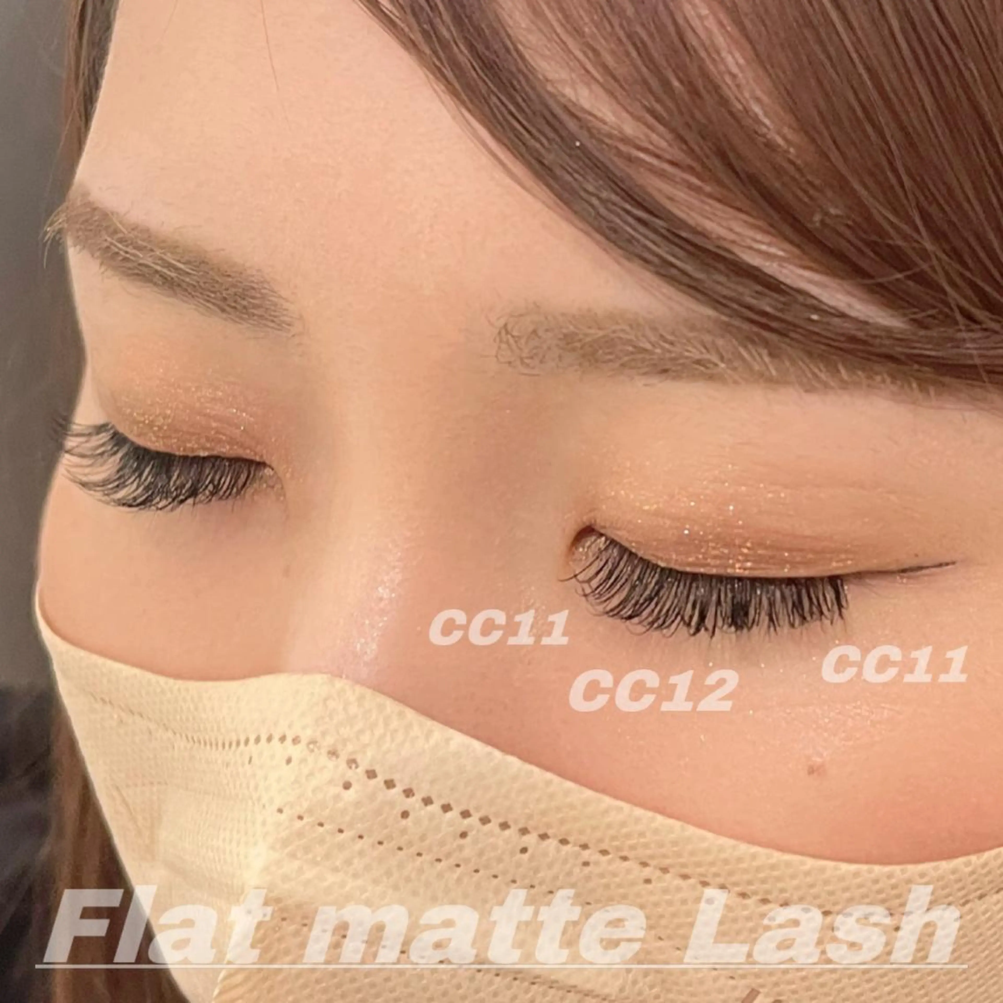 マツエク・マツパ CCカール Cカール フラットラッシュ マツエク Eye ELSA lash栄店の眉毛・アイブロウイメージ