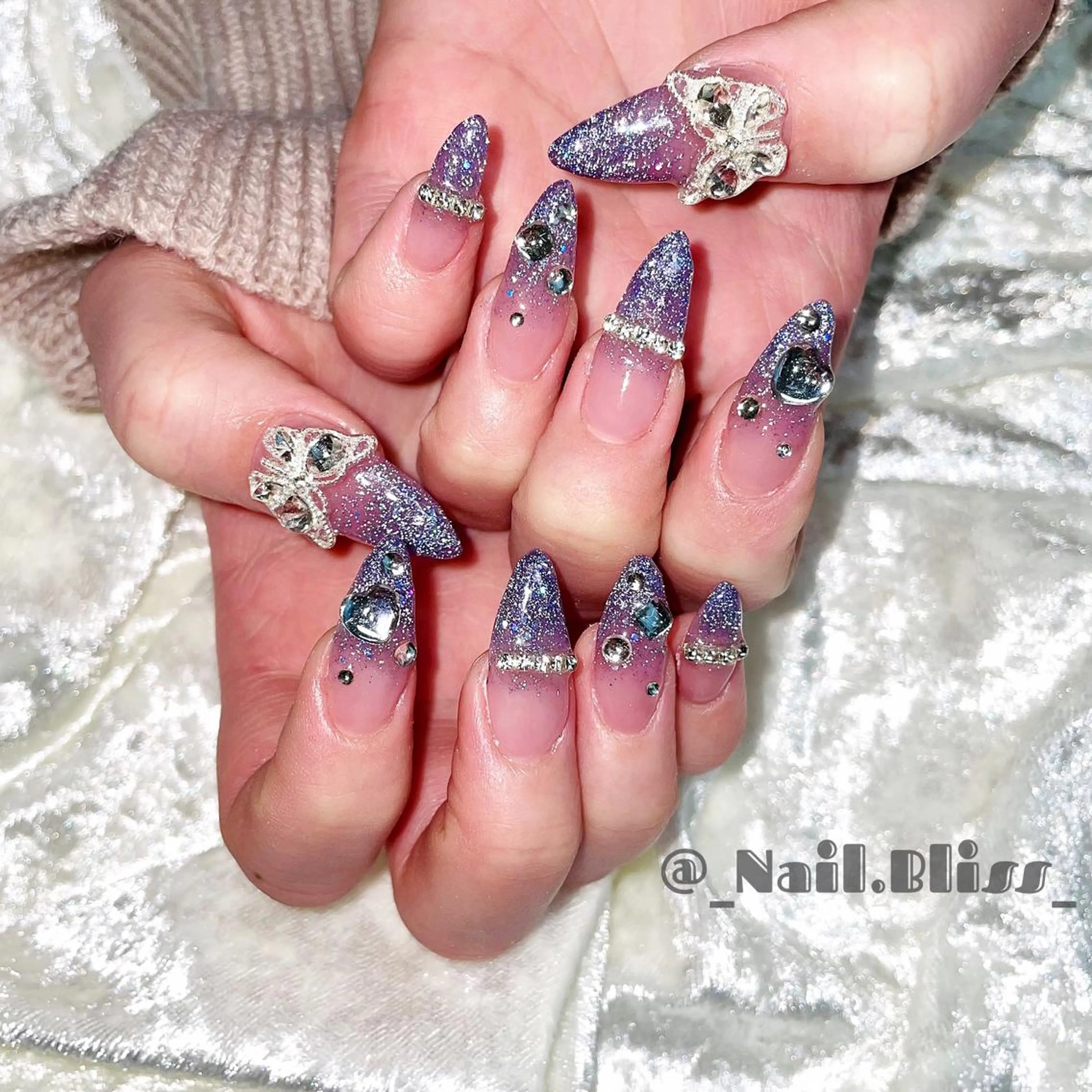 ネイル フラッシュネイル NAIL BLISSのネイルデザイン