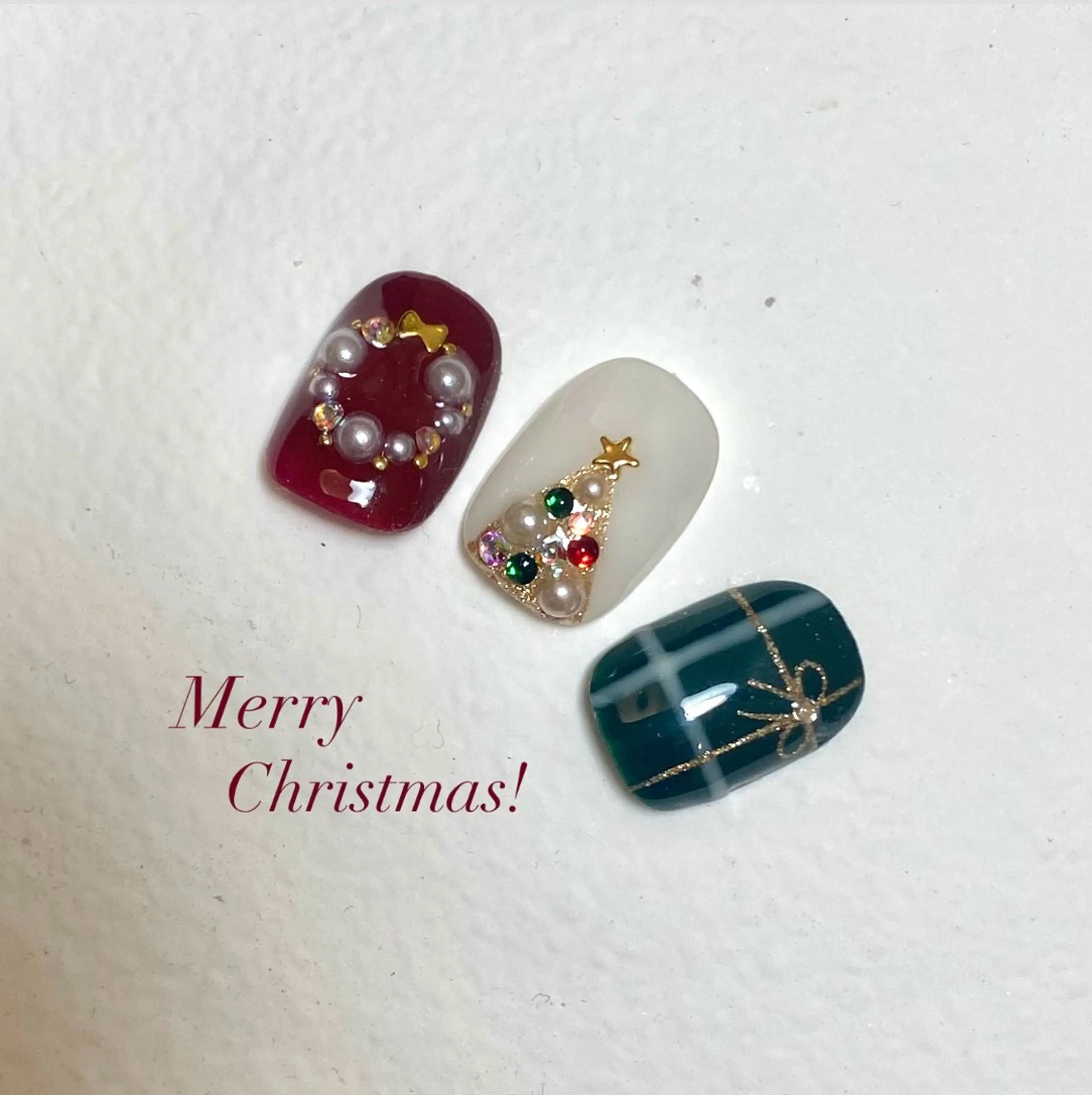 ネイル 冬ネイル クリスマス WAVY airiのネイルデザイン