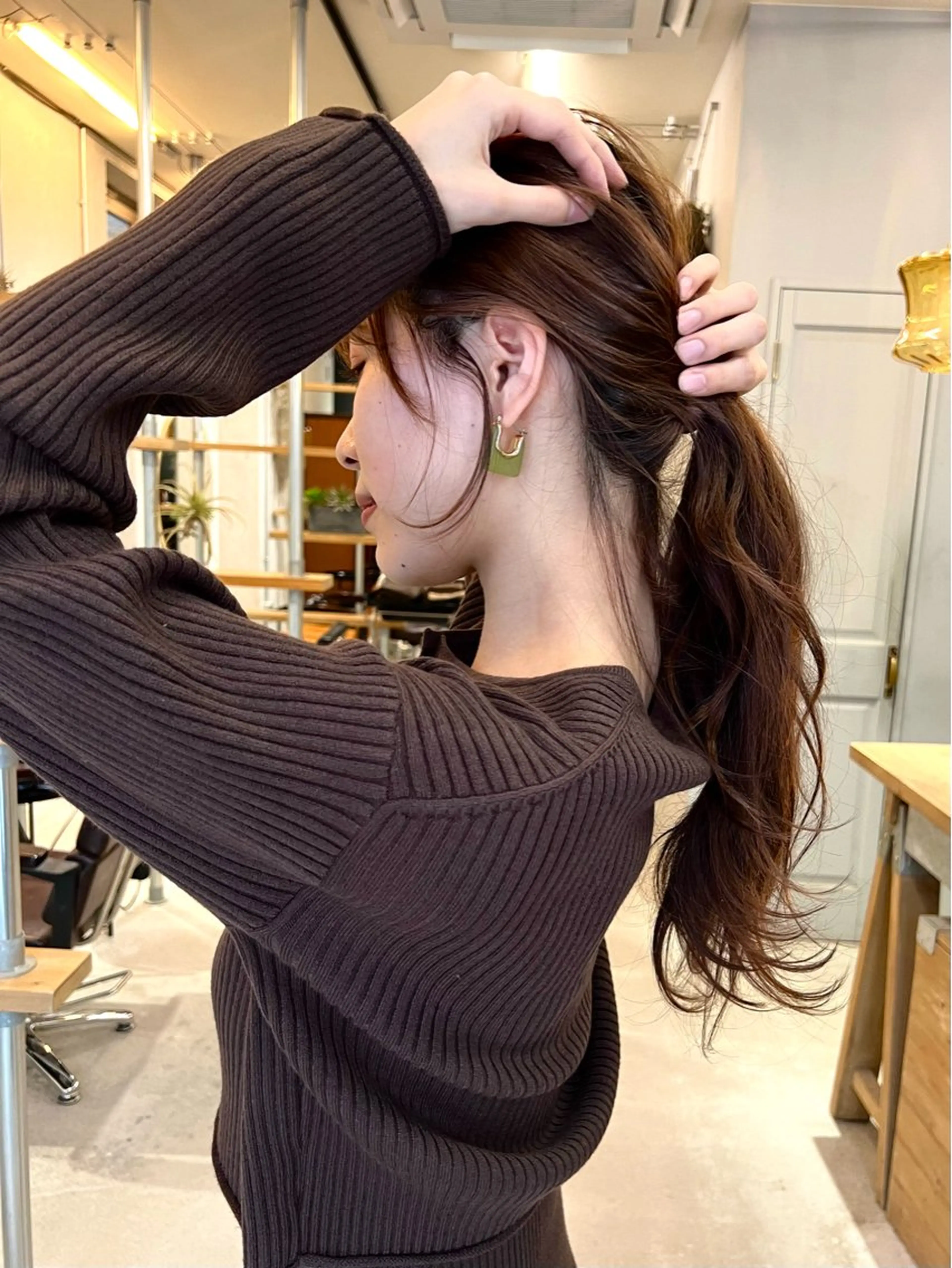 ロング Asobi所属・透明感♡くすみカラー 🍏Haruka🍏のヘアスタイル