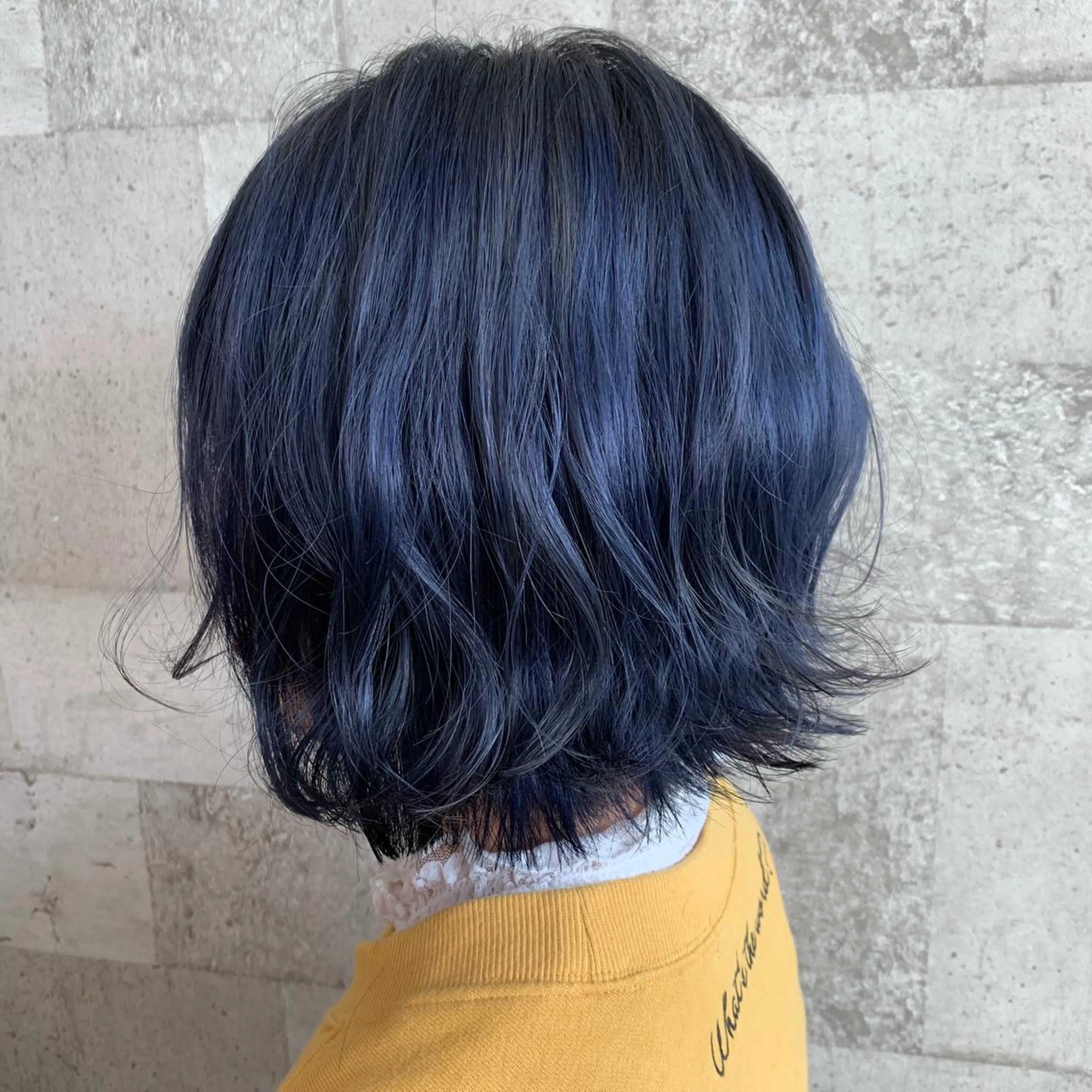 ミディアム アッシュ ヘアカラー 守屋 颯太のヘアスタイル