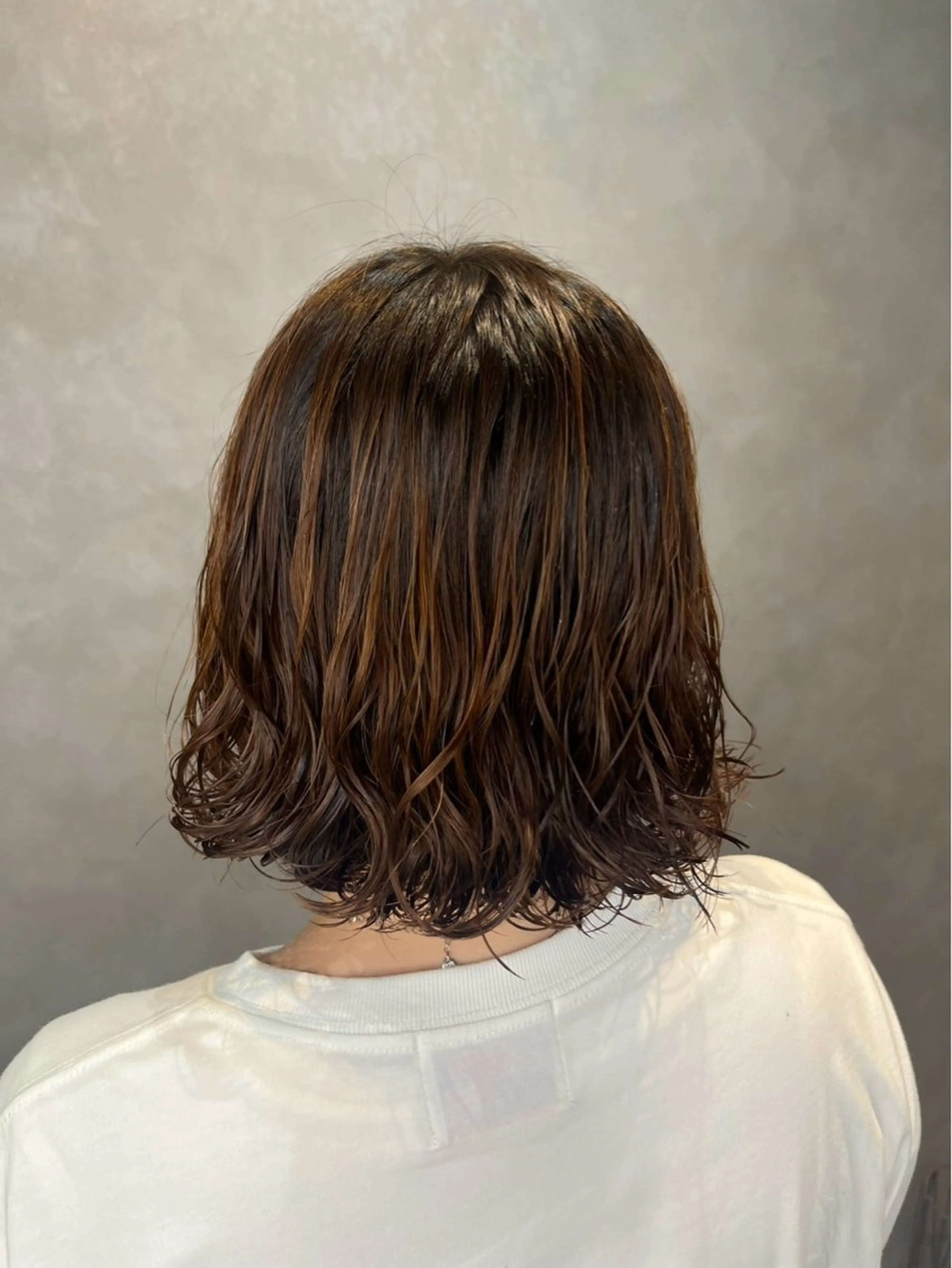 ミディアム パーマ ミディアムパーマ パーマ mahiro/ パーマ/メンズのヘアスタイル