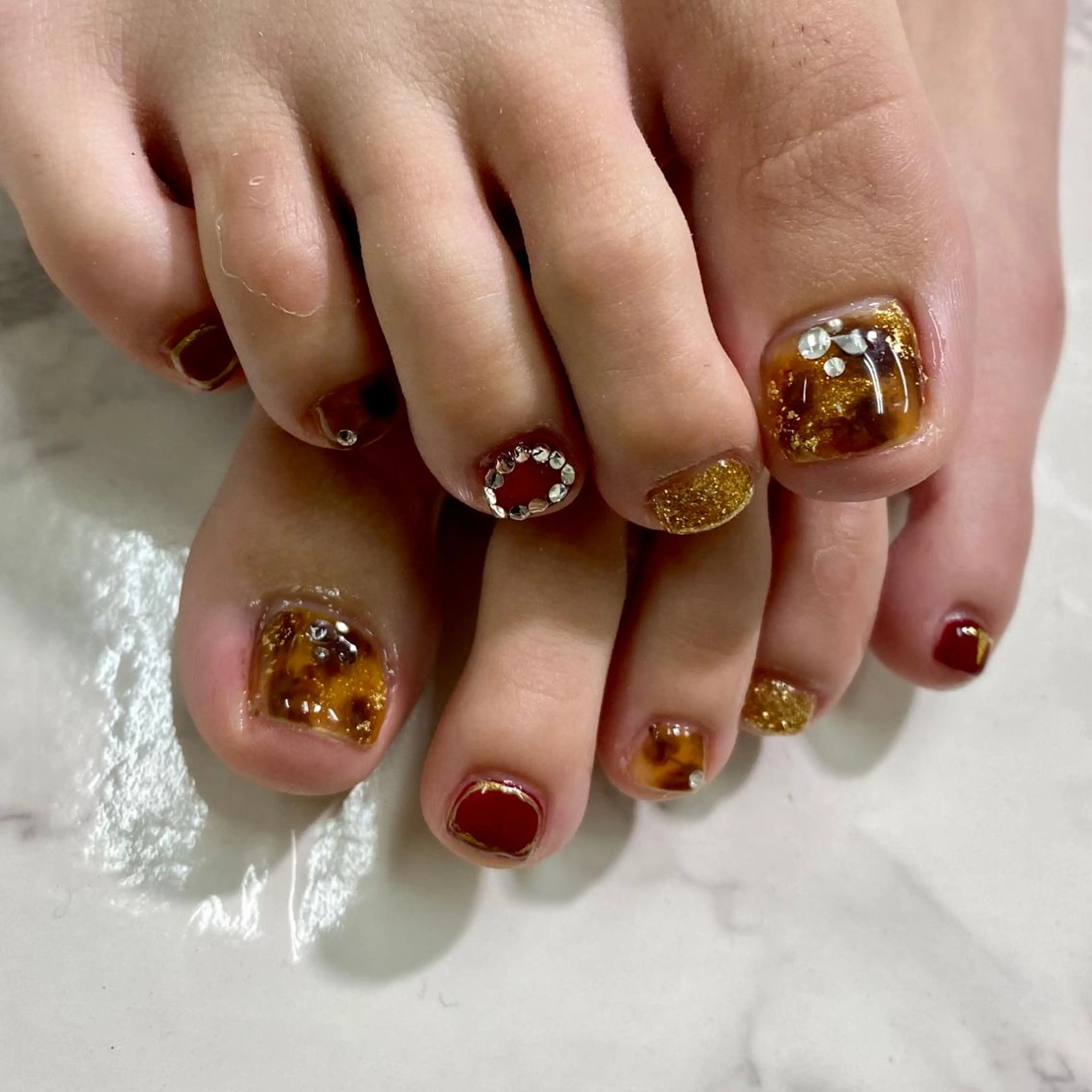 ネイル フットネイル reco nail所属・池田 美穂のネイルデザイン