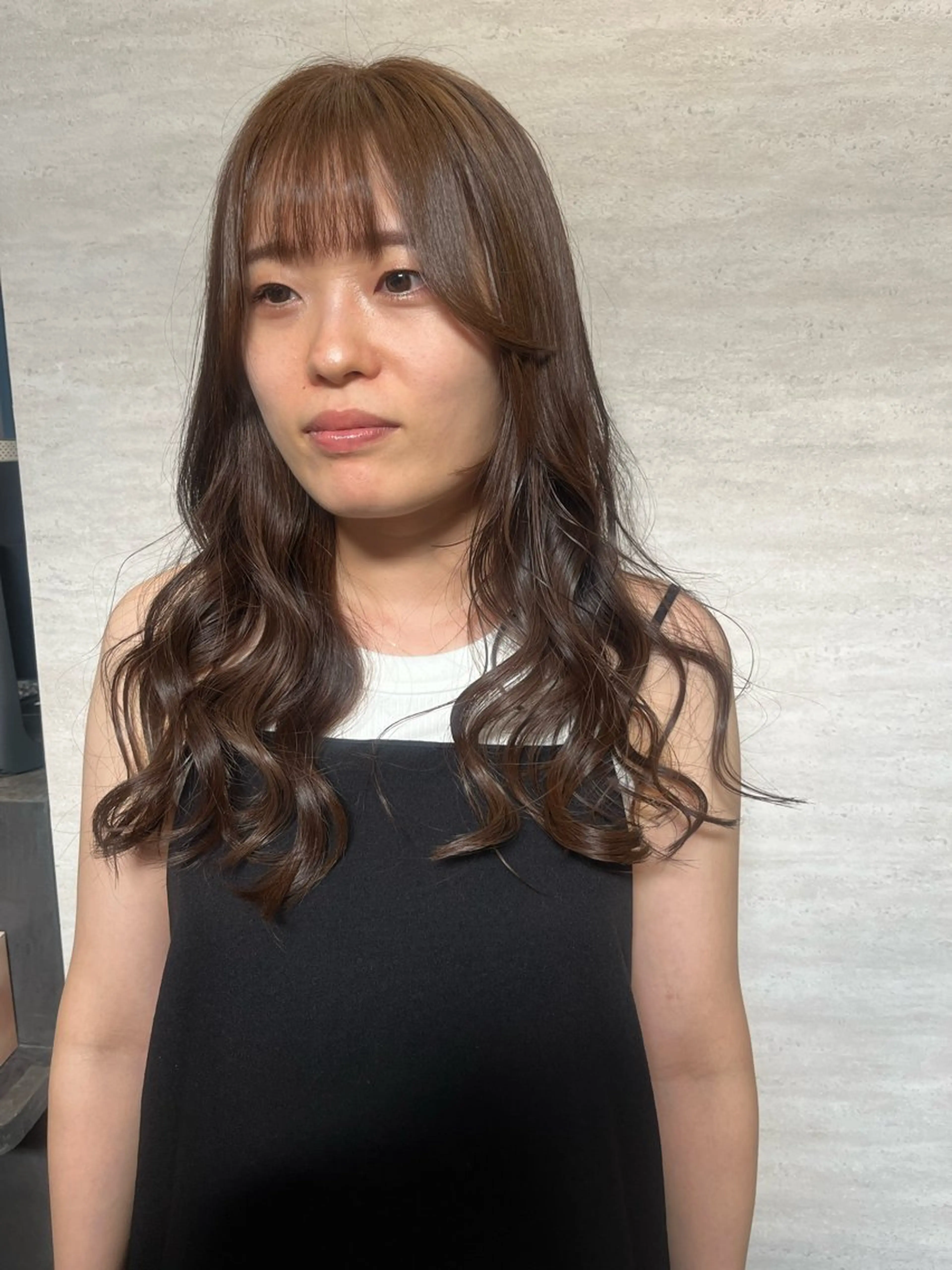 セミロング カット ヘアカラー 駅チカ【ali'i】 アリイ花崎友美☘のヘアスタイル