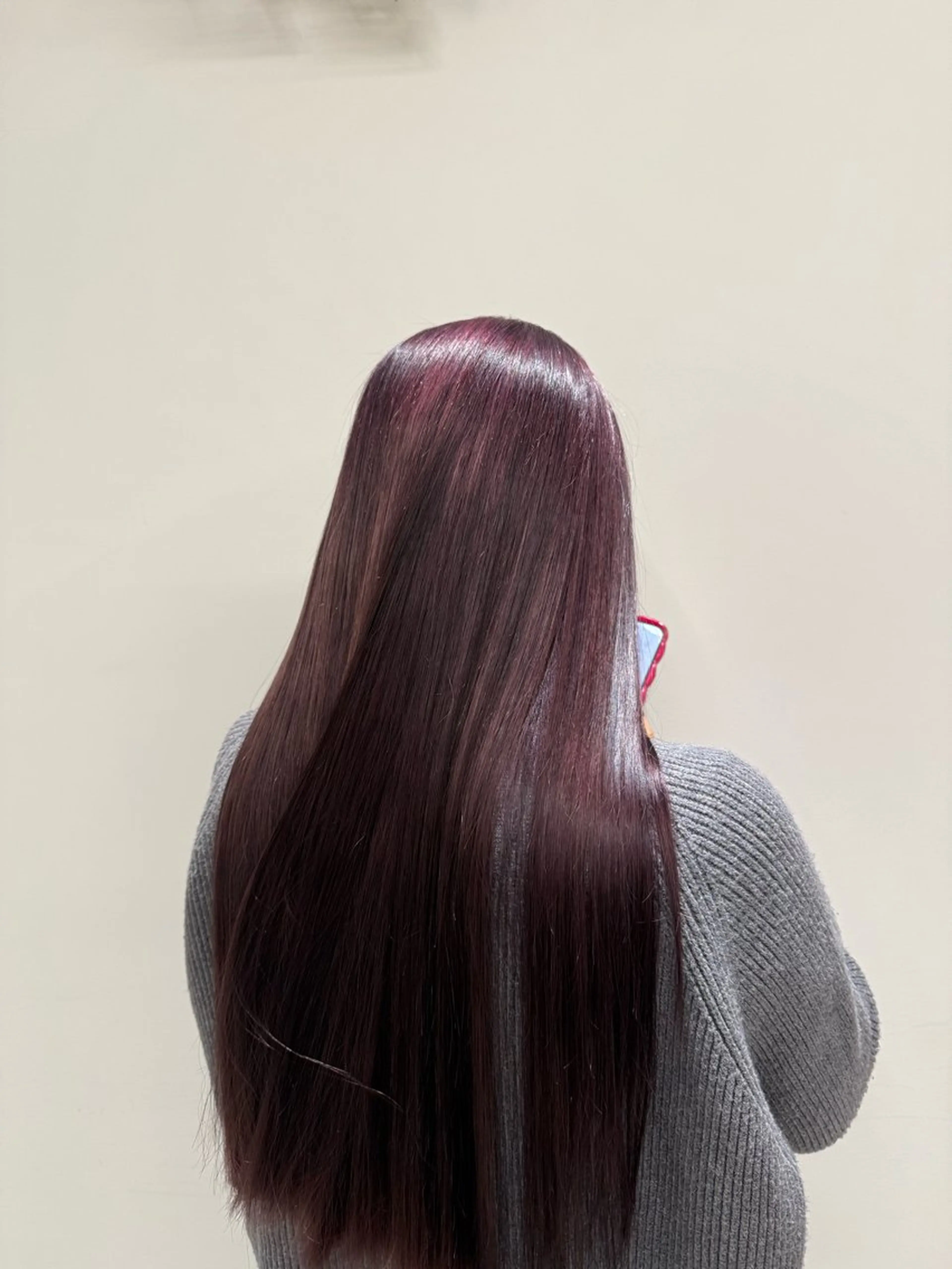 ロング パープルカラー ジュンノスケ 🪮のヘアスタイル