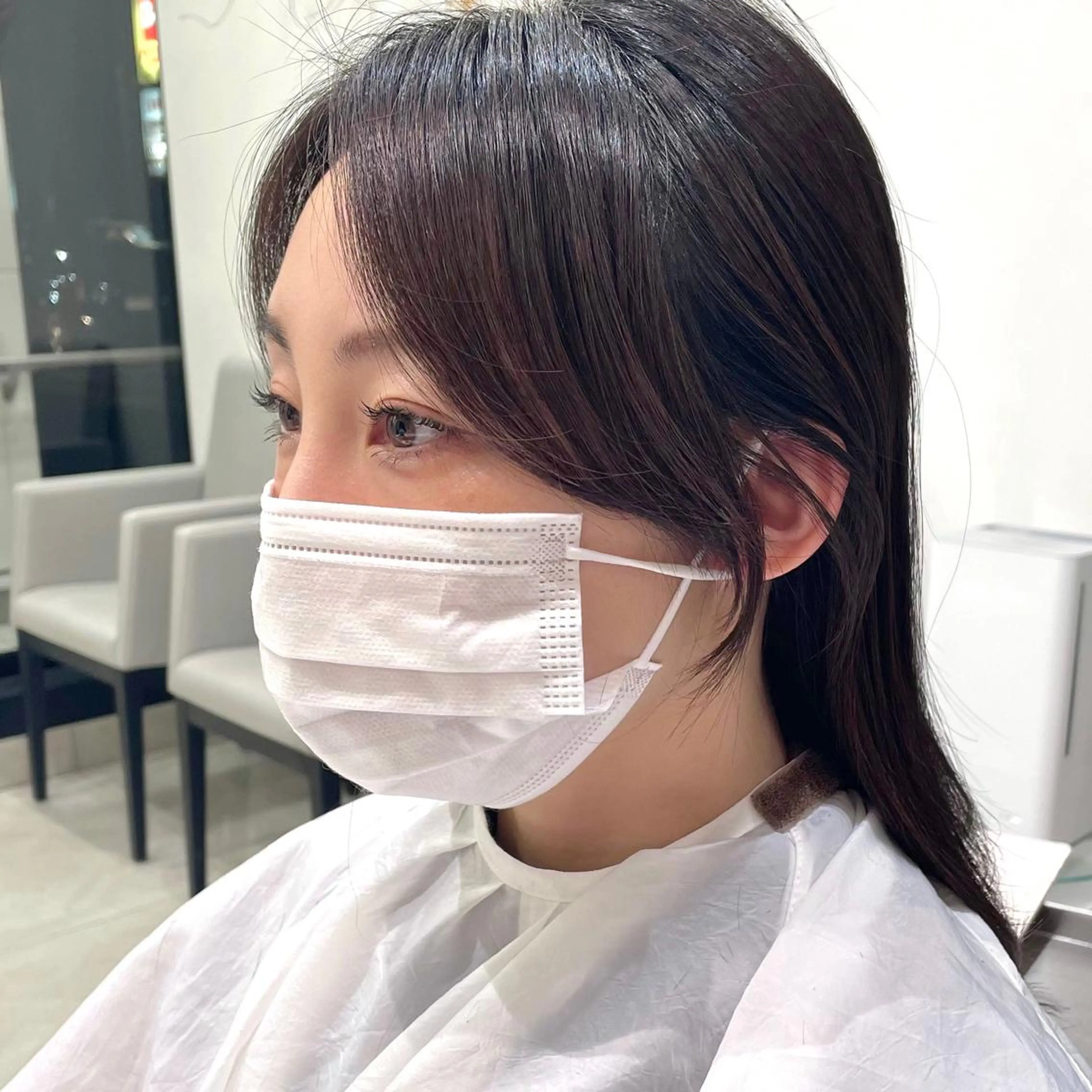 ミディアム ヘアアレンジ キッズ パク・ボミン小野リエ 韓国ハーフ🦊のヘアスタイル