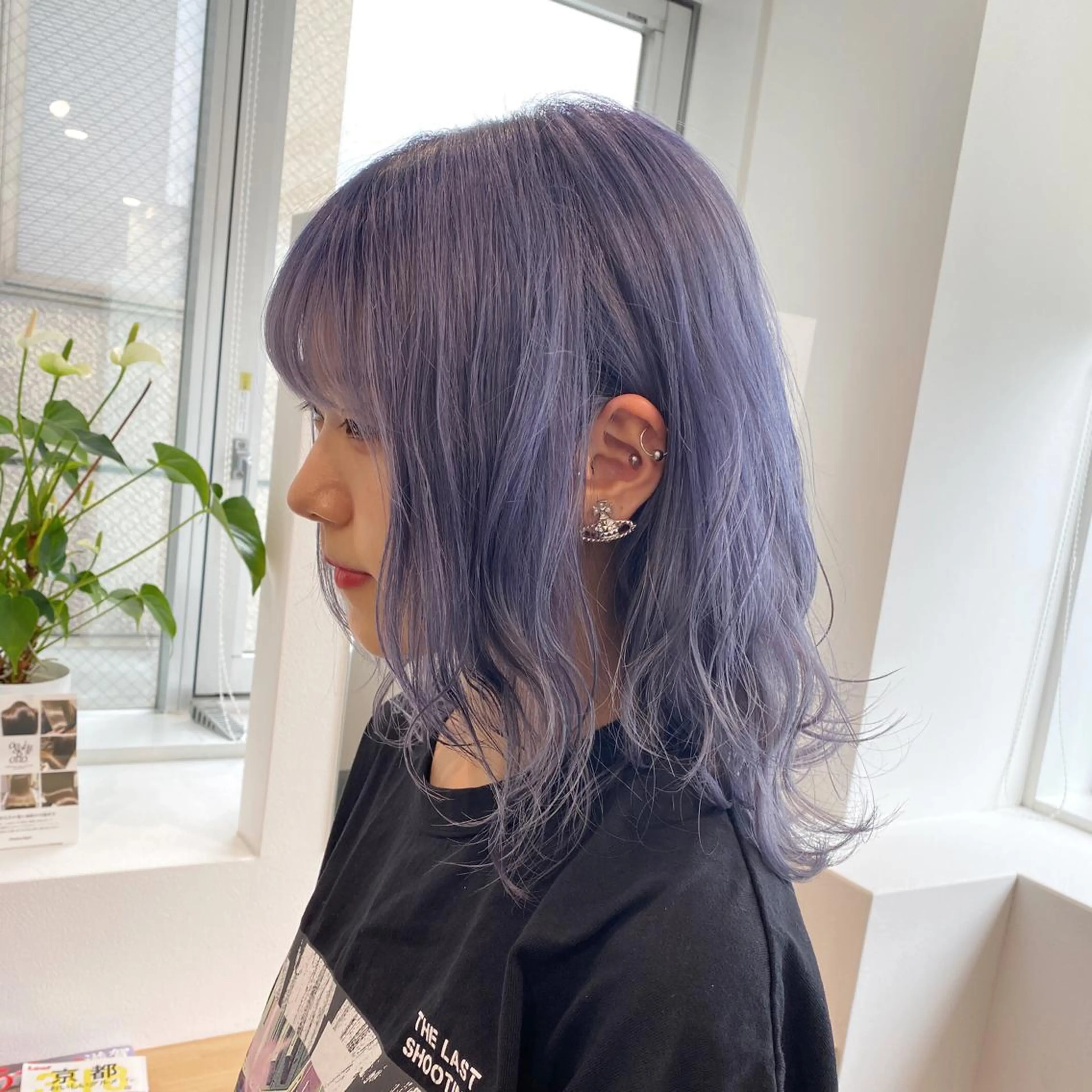 ミディアム カラー カット ヘアカラー トリートメント JILBLAN京都 ショート/ハイライトのヘアスタイル