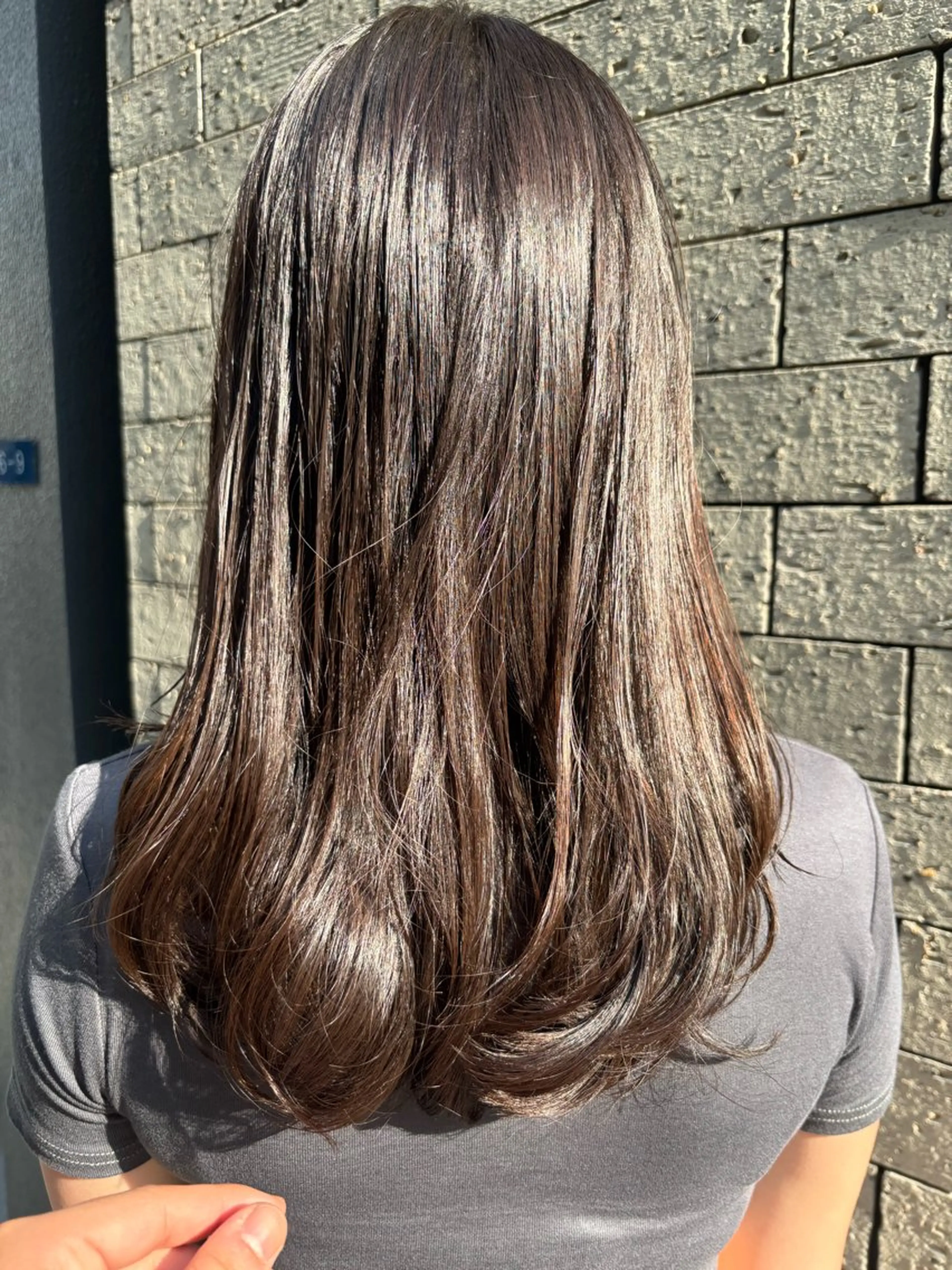 セミロング 縮毛矯正 RUCCA淀屋橋店所属・安藤 駿のヘアスタイル