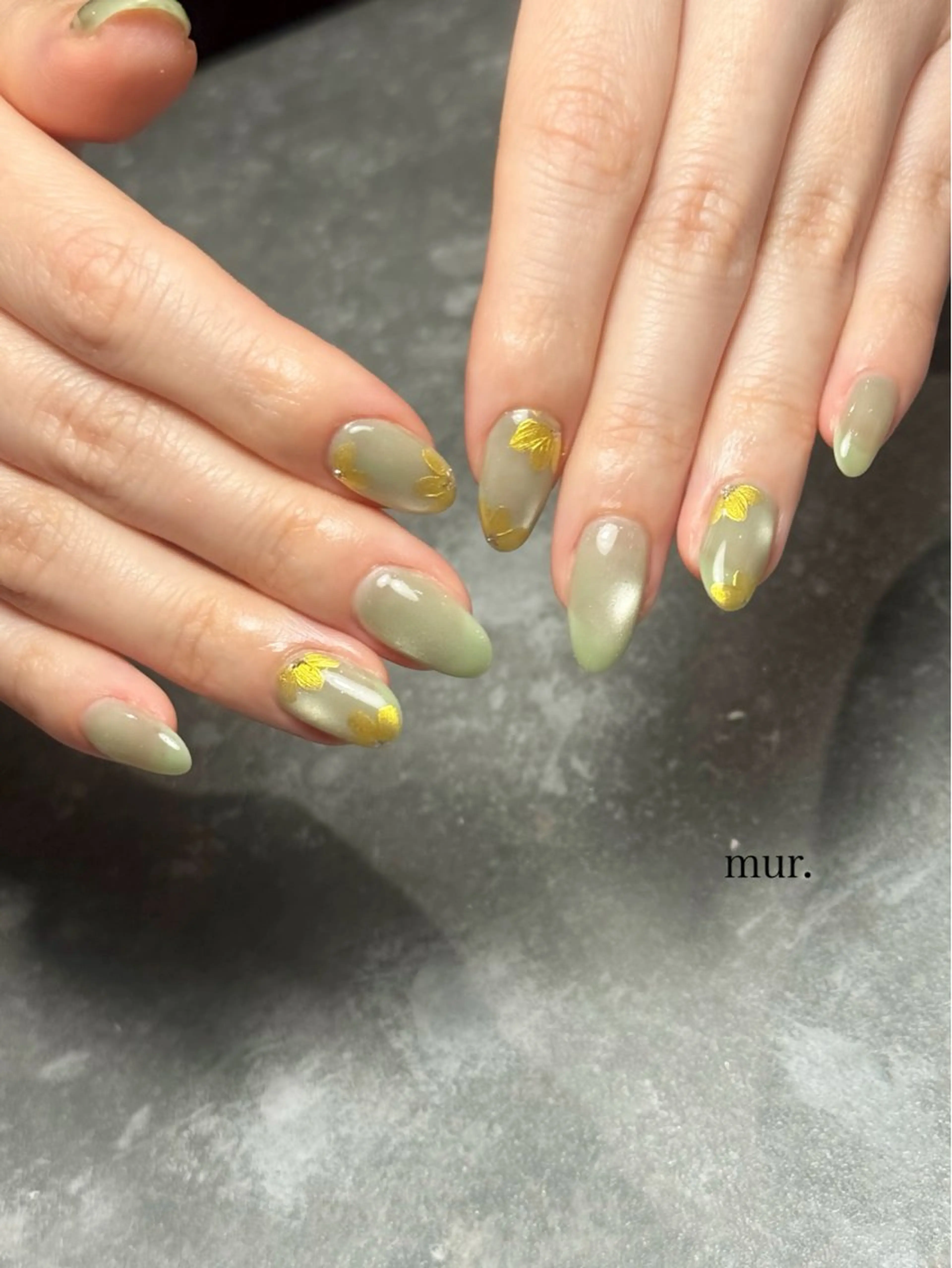 ネイル アートネイル 春ネイル ハンドネイル nail salon　mur.所属・mur. harukaのネイルデザイン