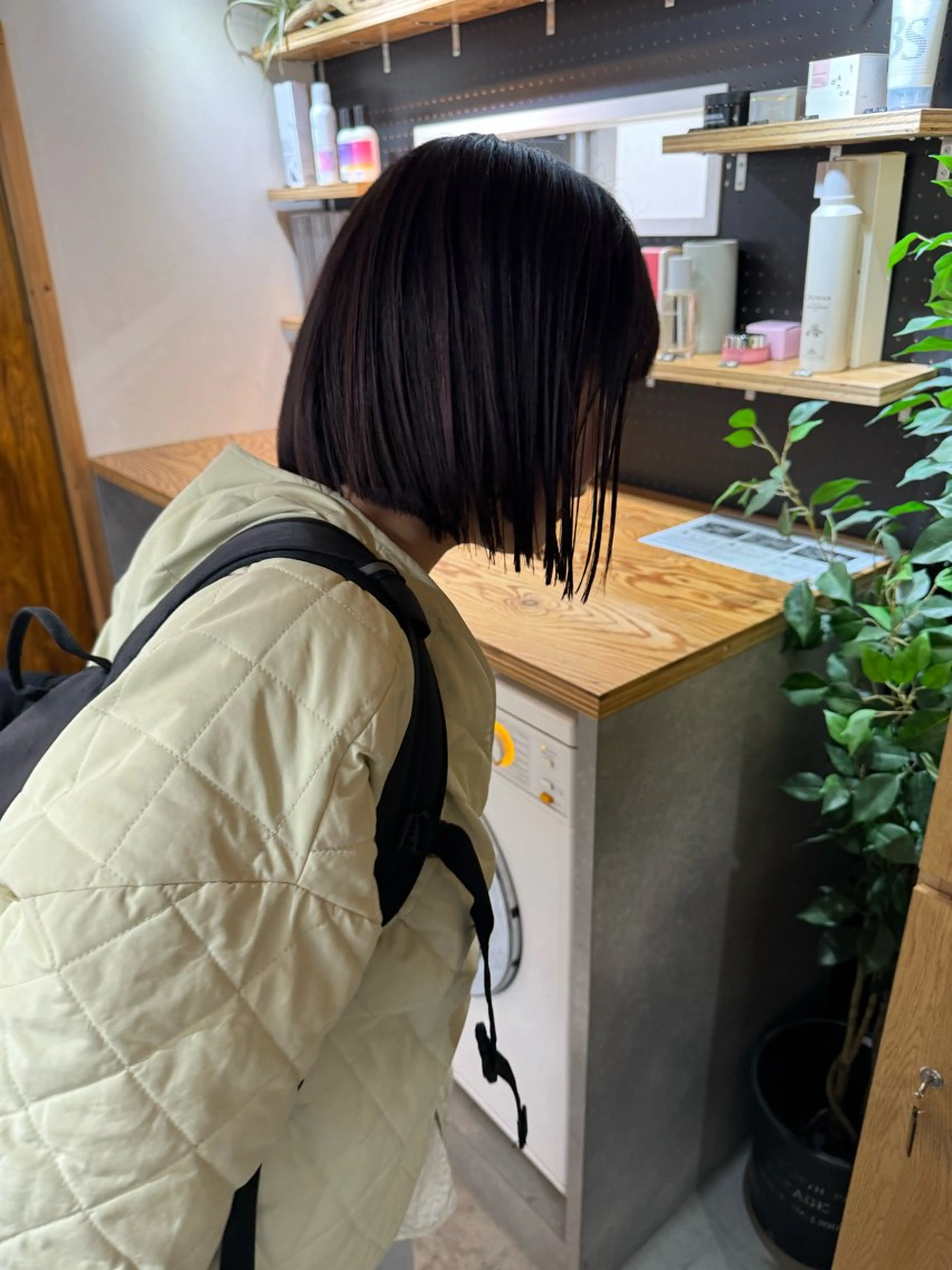 ショート カット ヘアカラー トリートメント Rico / bob/グレージュのヘアスタイル