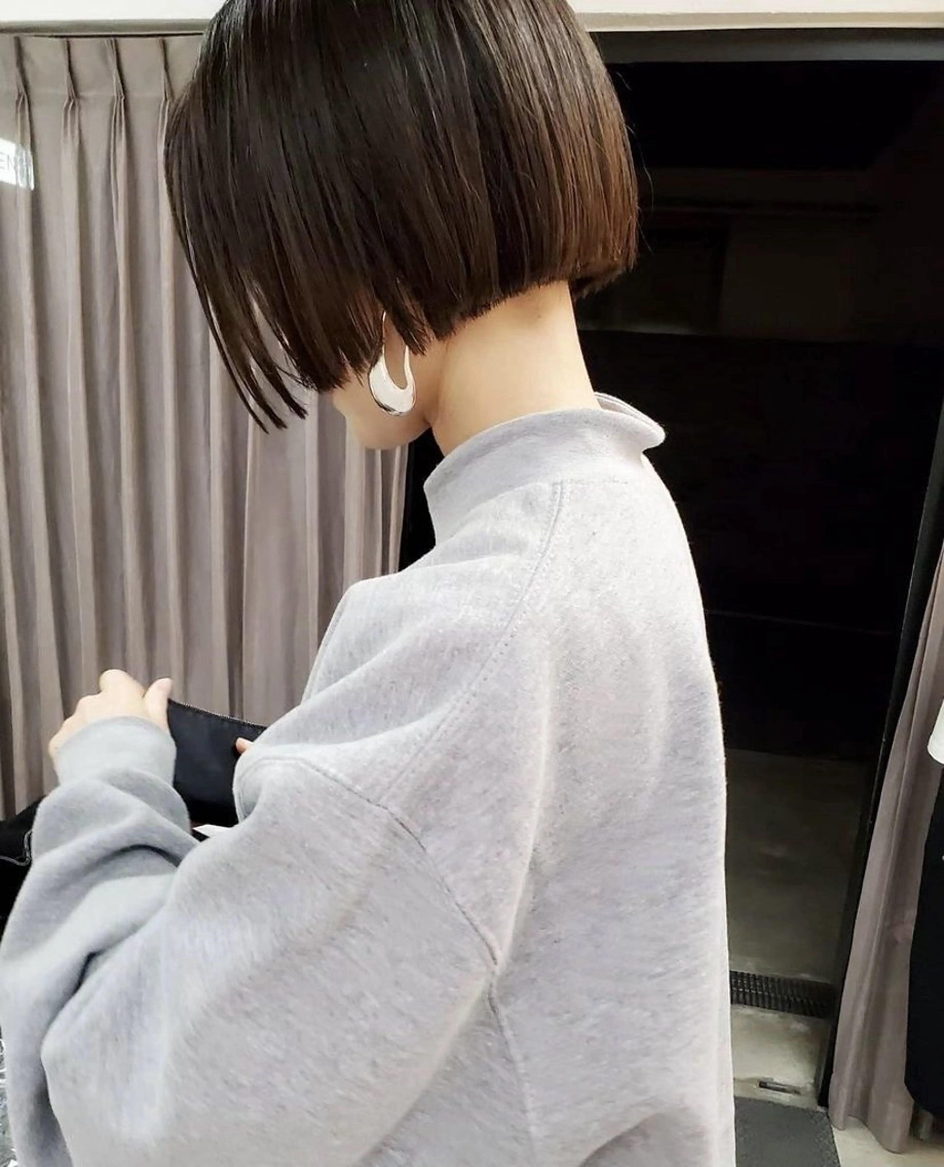 ショート カラー wixy mimi所属・ボブ/透明感カラー 🌿栄🌿kouneのヘアスタイル