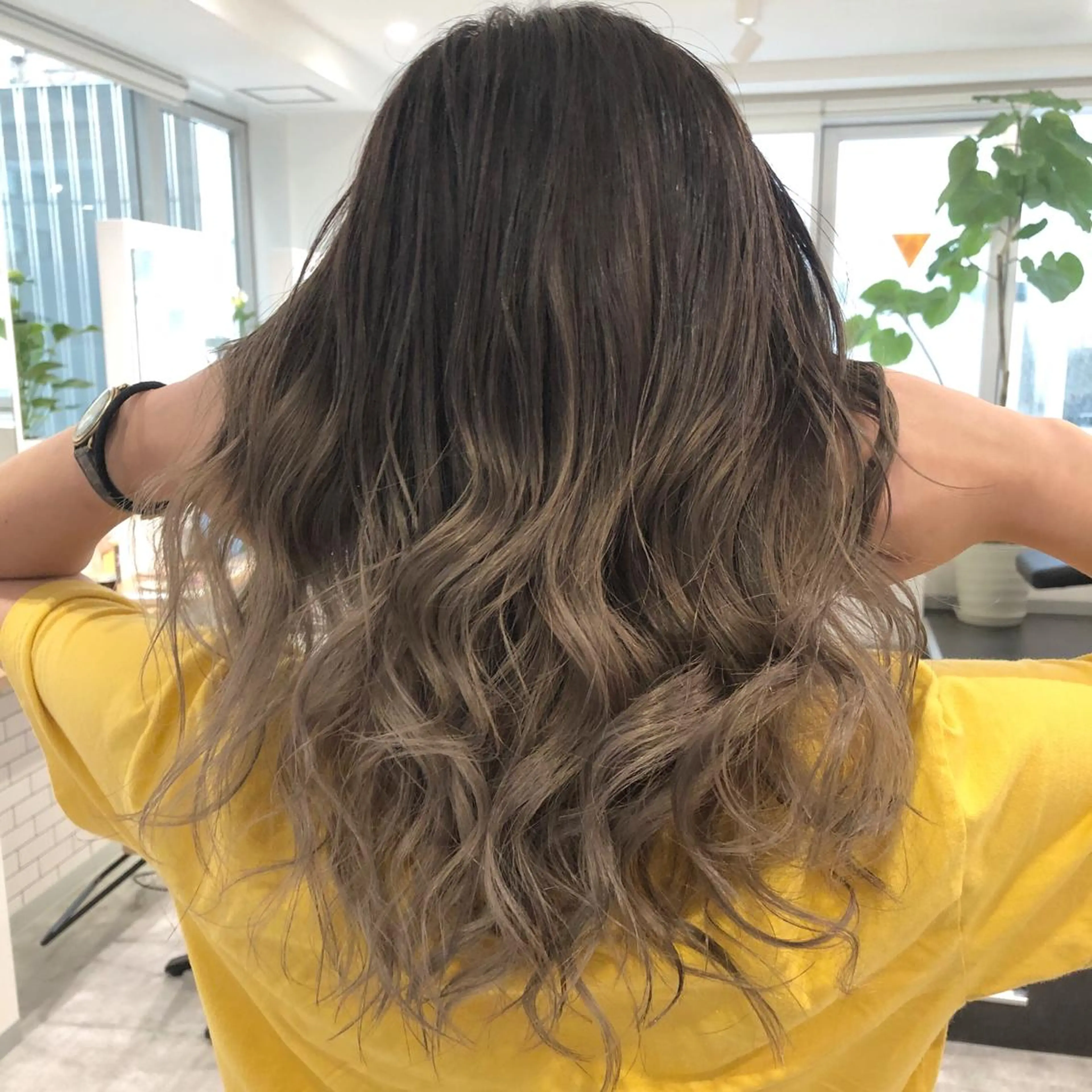 ミディアム カラー 外国人風カラー ヘアカラー JILBLAN京都 ショート/ハイライトのヘアスタイル