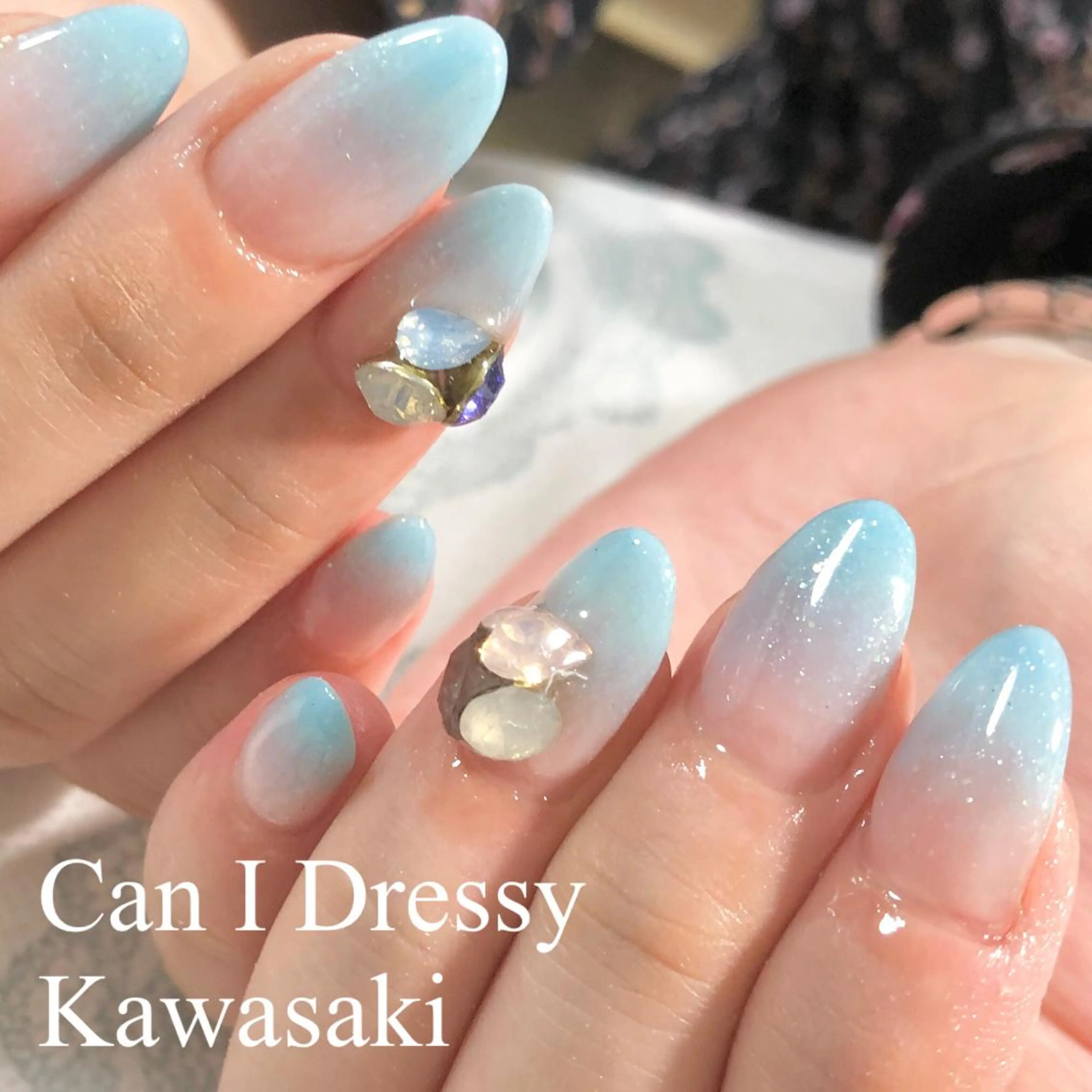 ネイル グラデーション ラメ(グリッター) ハンドネイル Can I 川崎店 三島 久美子のネイルデザイン