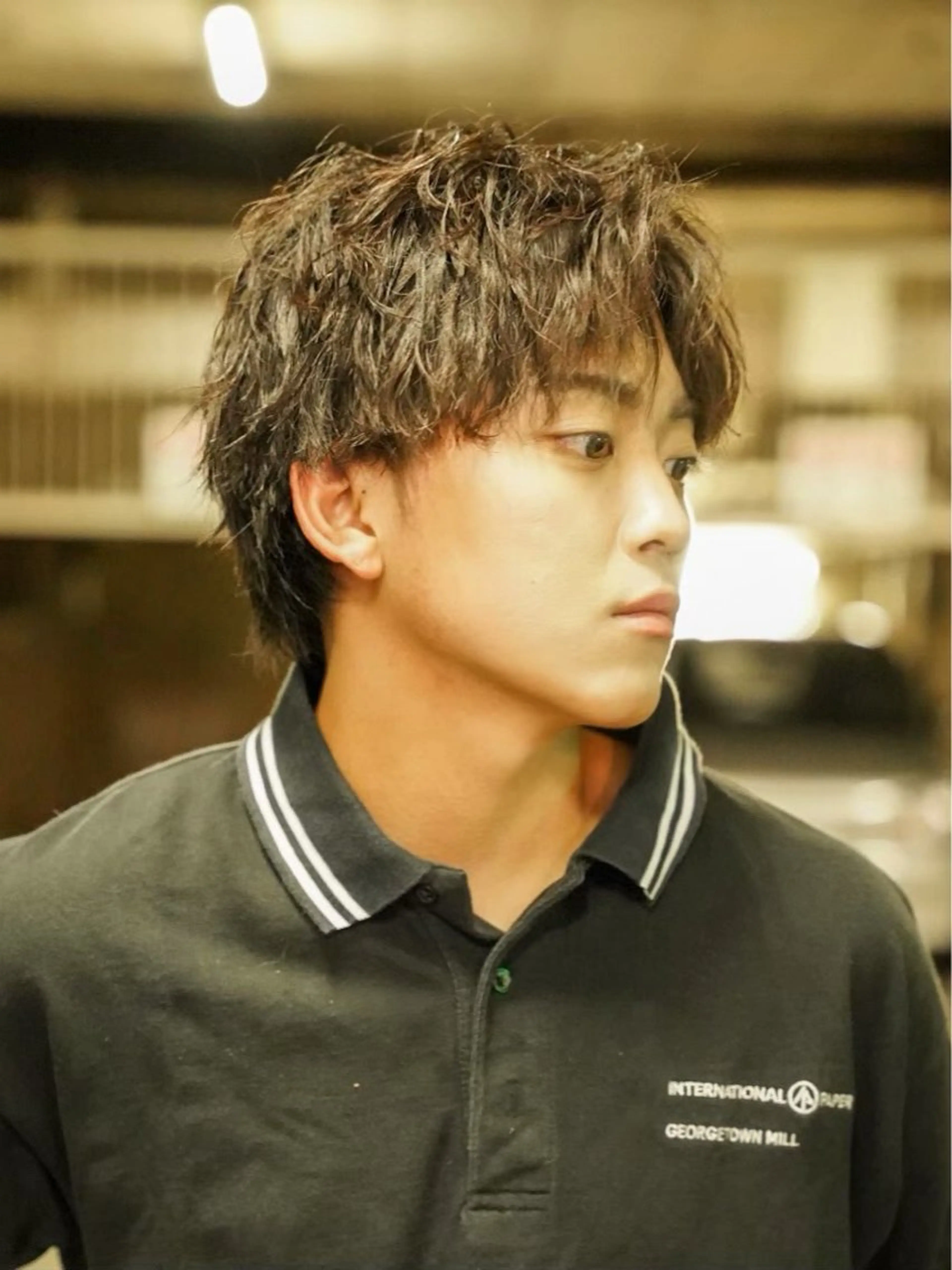 パーマ 経田 偉央のヘアスタイル